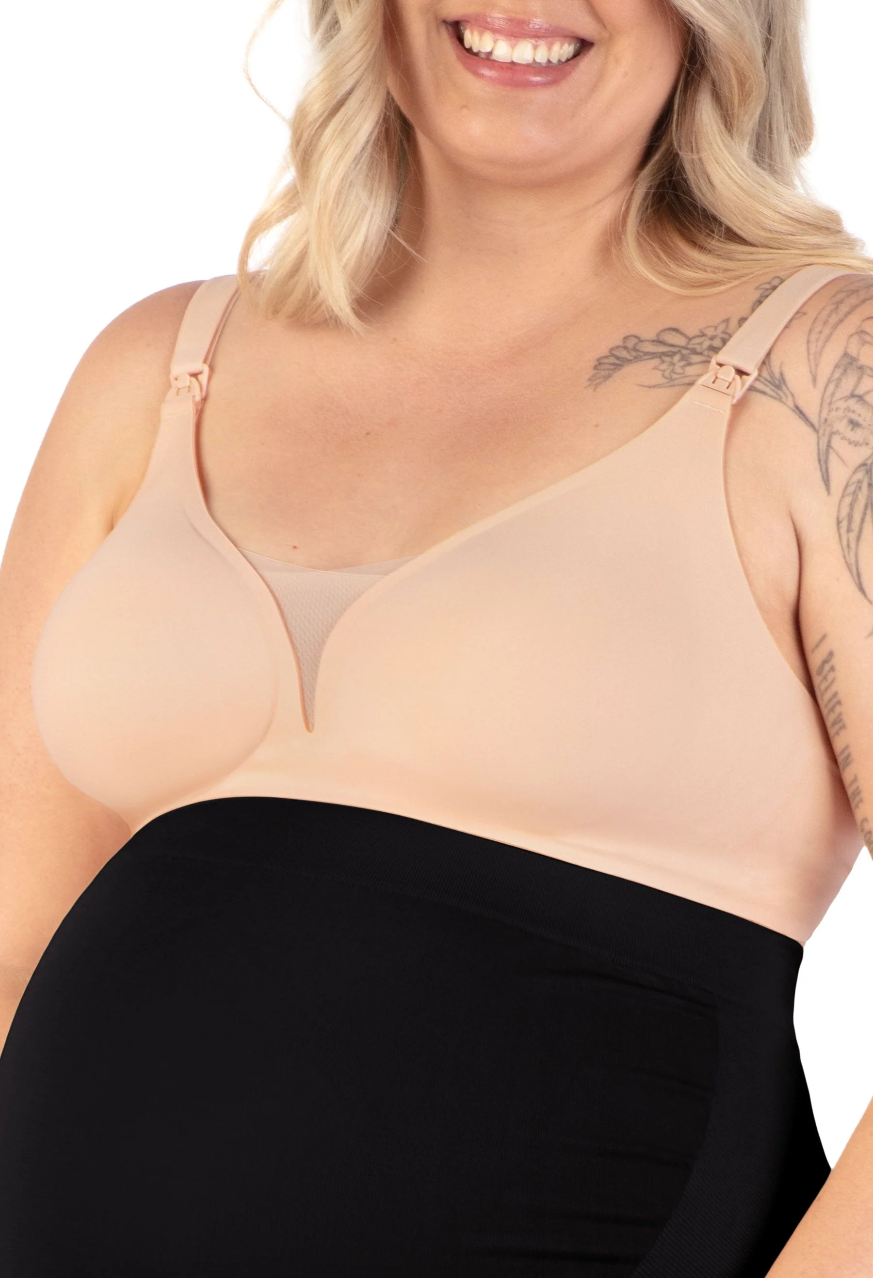 Invisible Mesh Maternity & Nursing Padded Bra