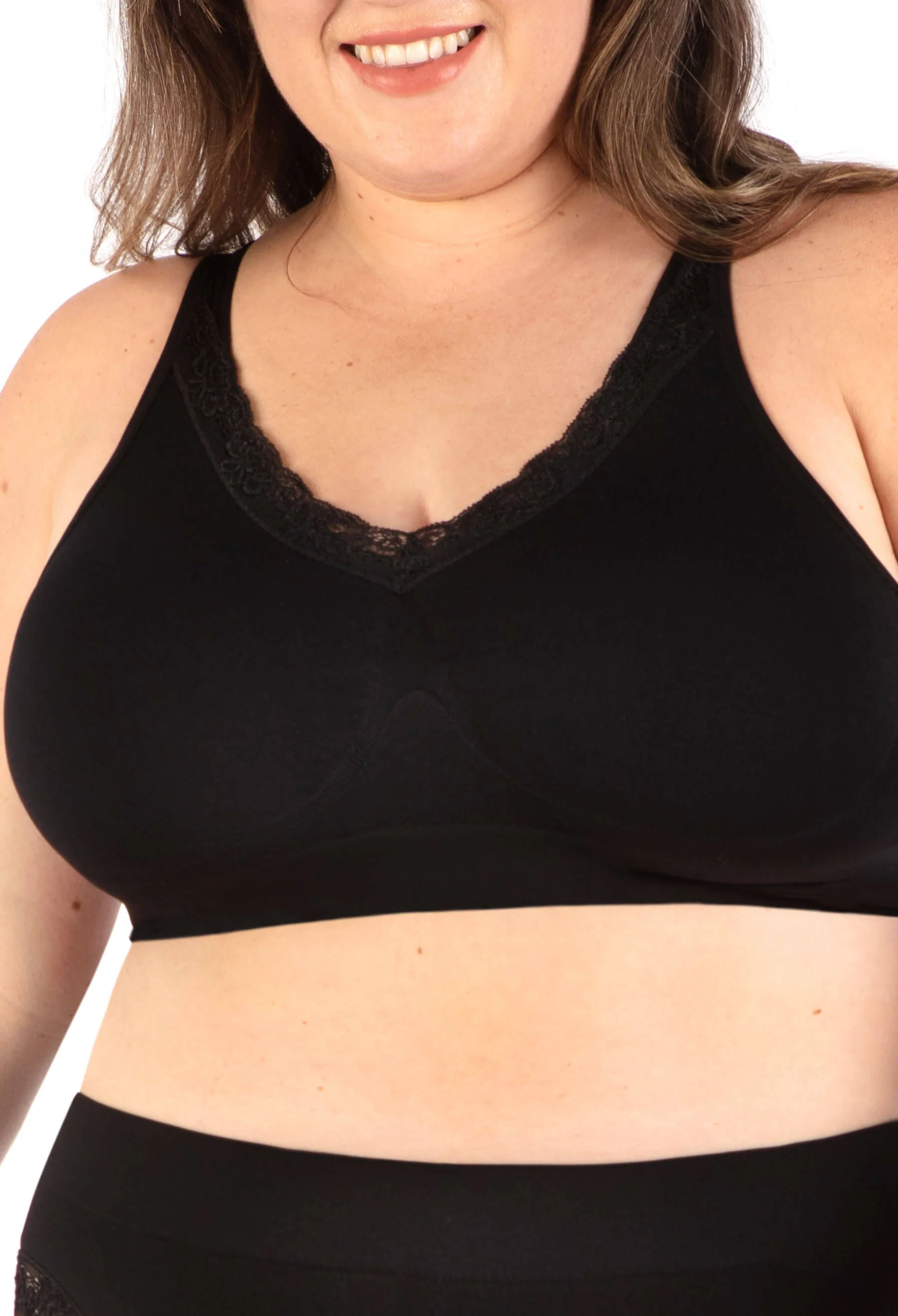 Lightweight Wire Free Bra For Big Boobs - Image 13