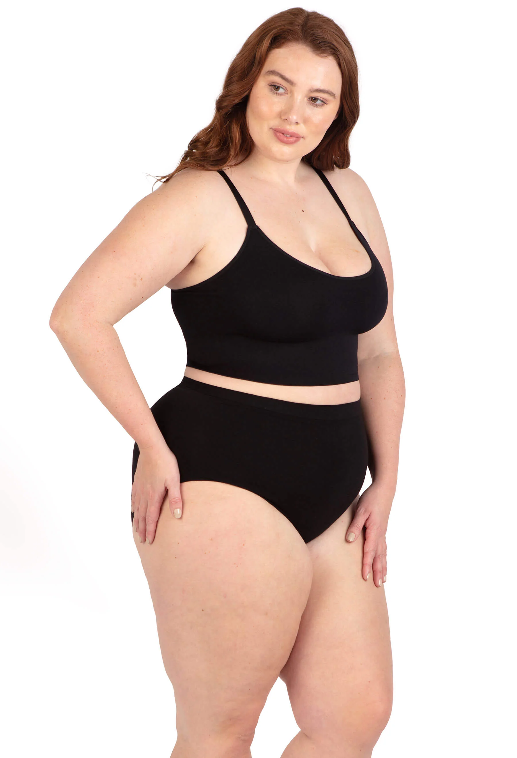 Long Line Spaghetti Strap Bralette - Image 31
