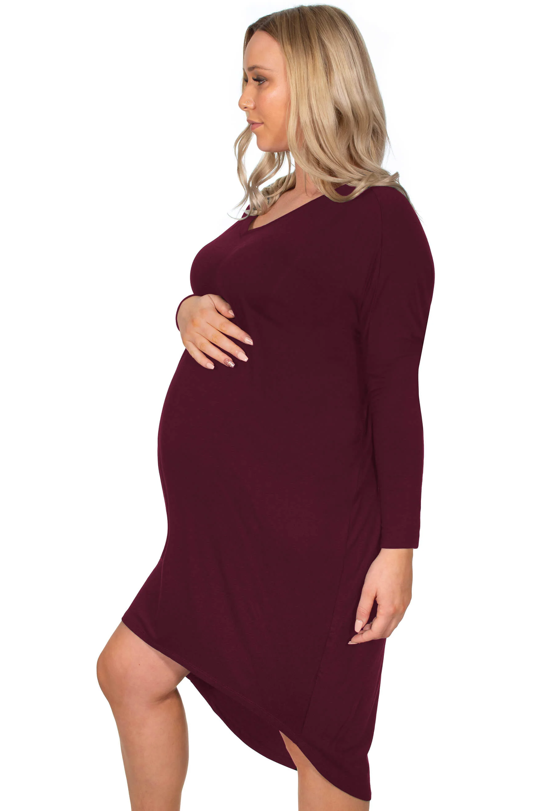 Maternity Bamboo Night Dress - Image 9