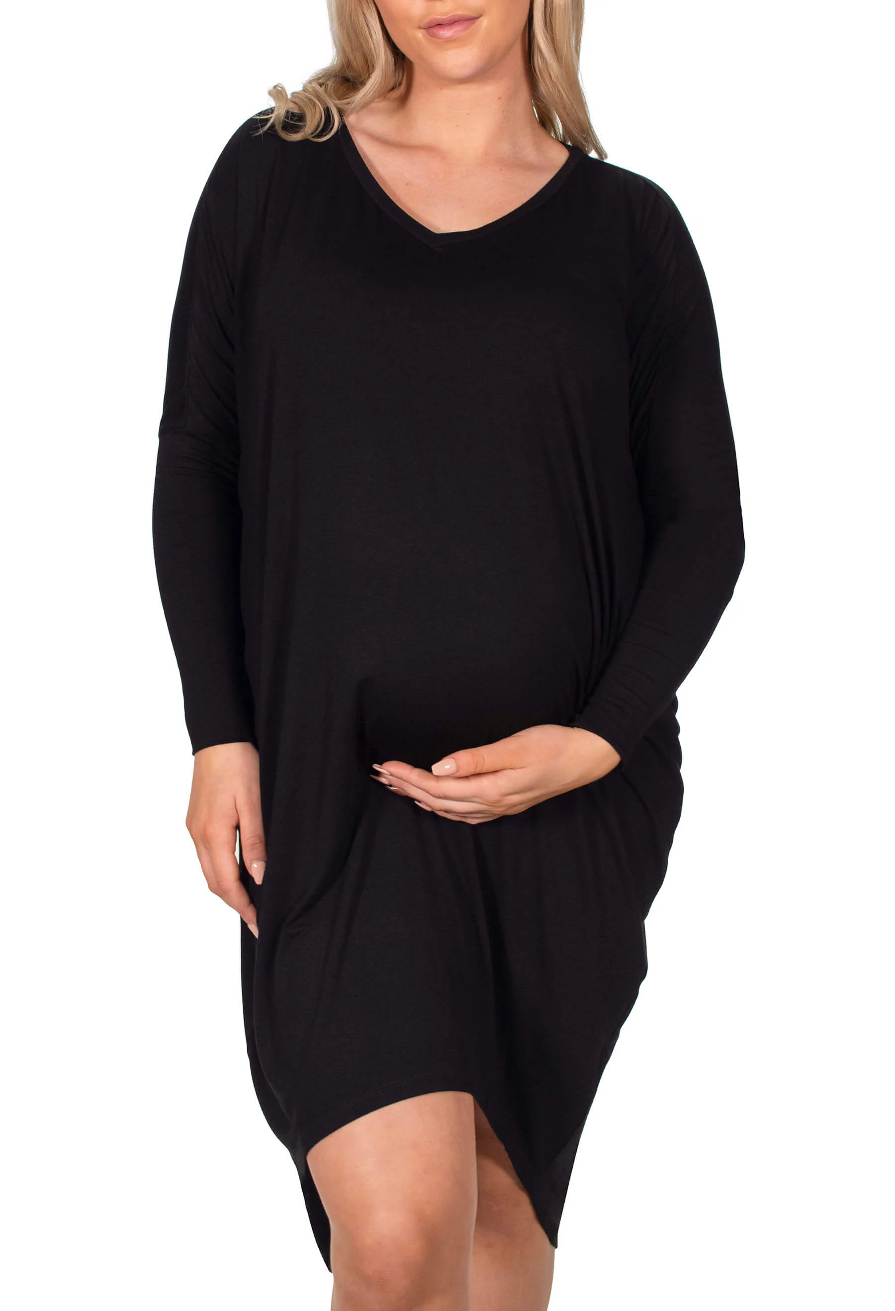 Maternity Bamboo Night Dress - Image 3