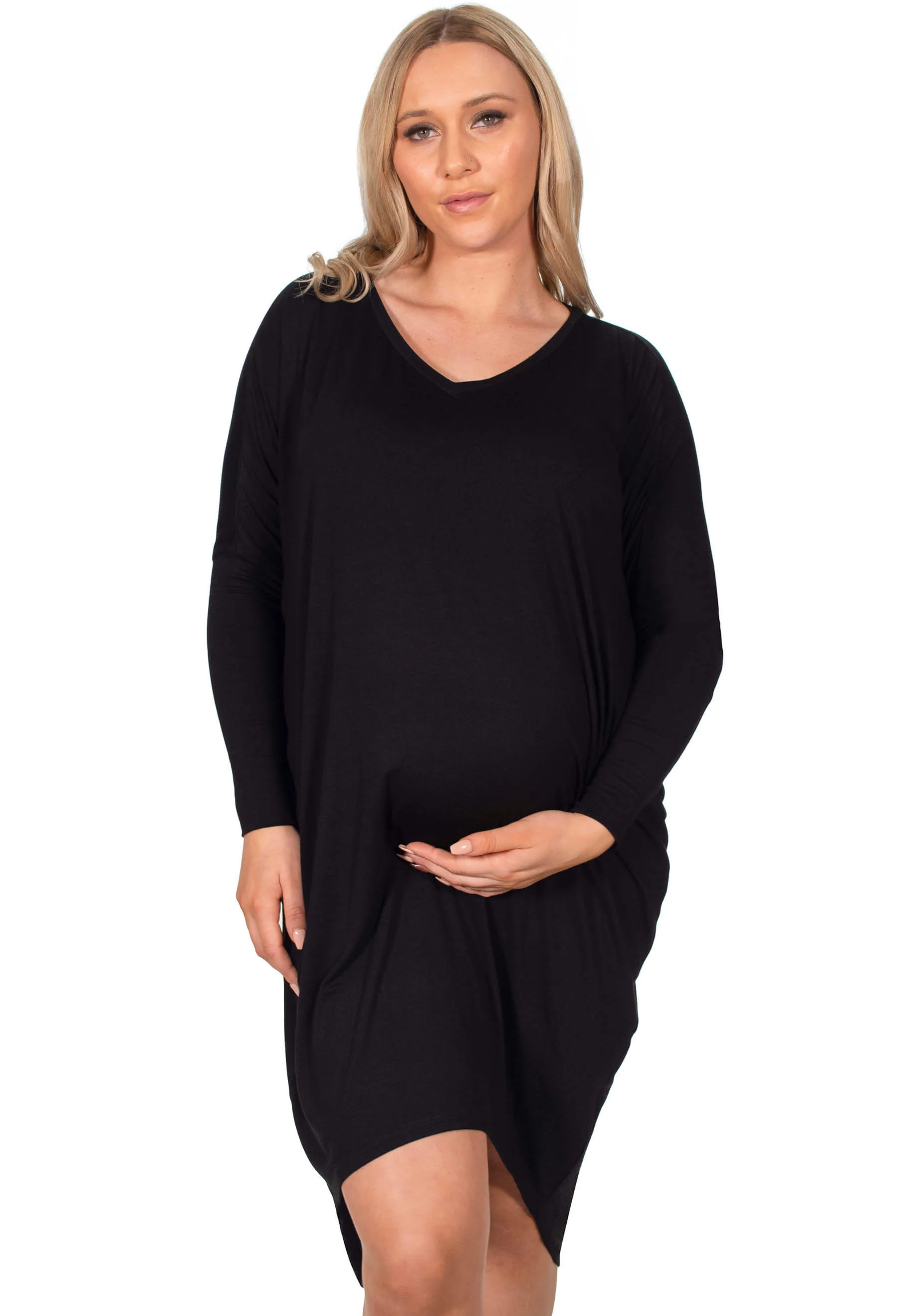 Maternity Bamboo Night Dress - Image 4