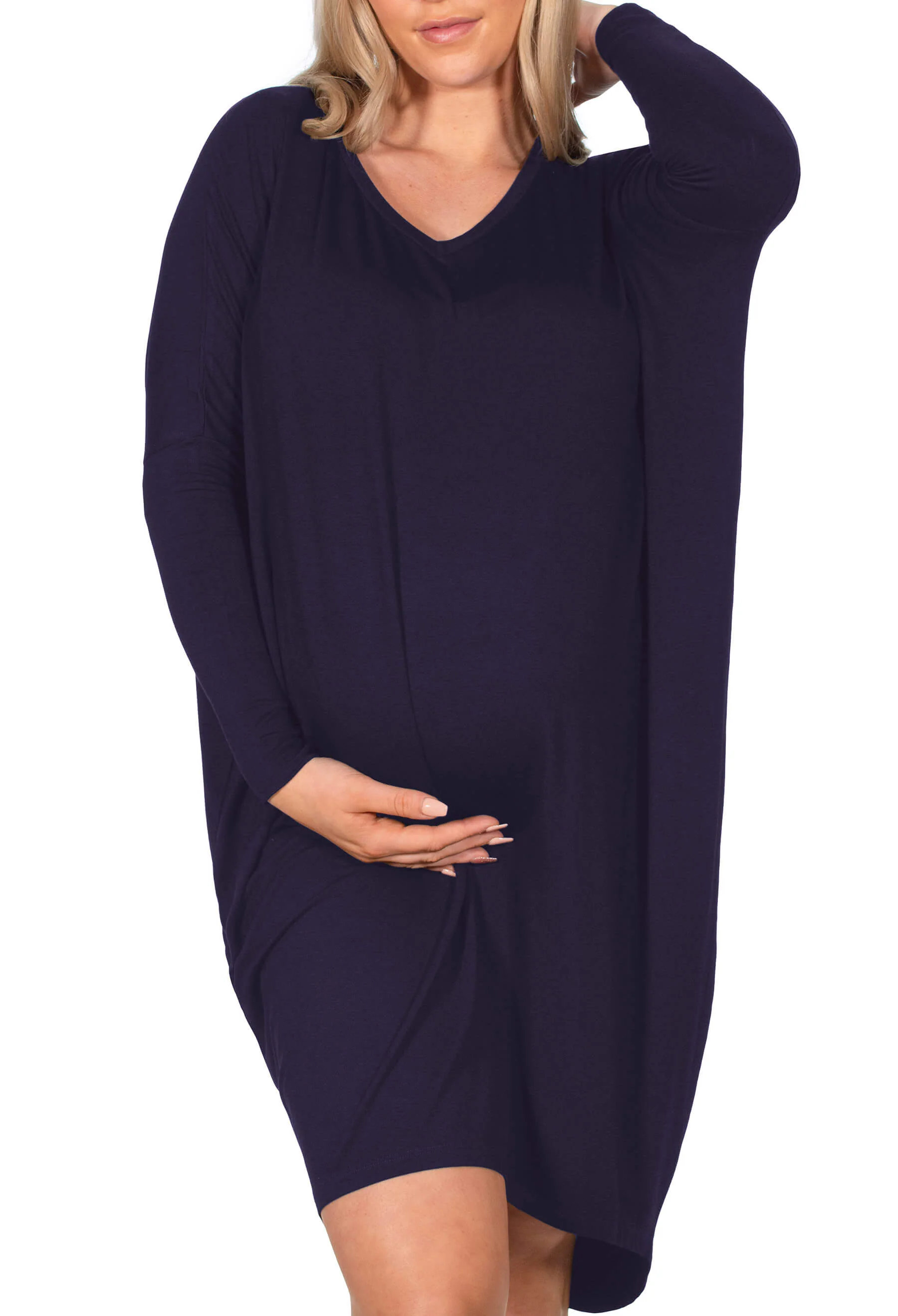 Maternity Bamboo Night Dress - Image 6