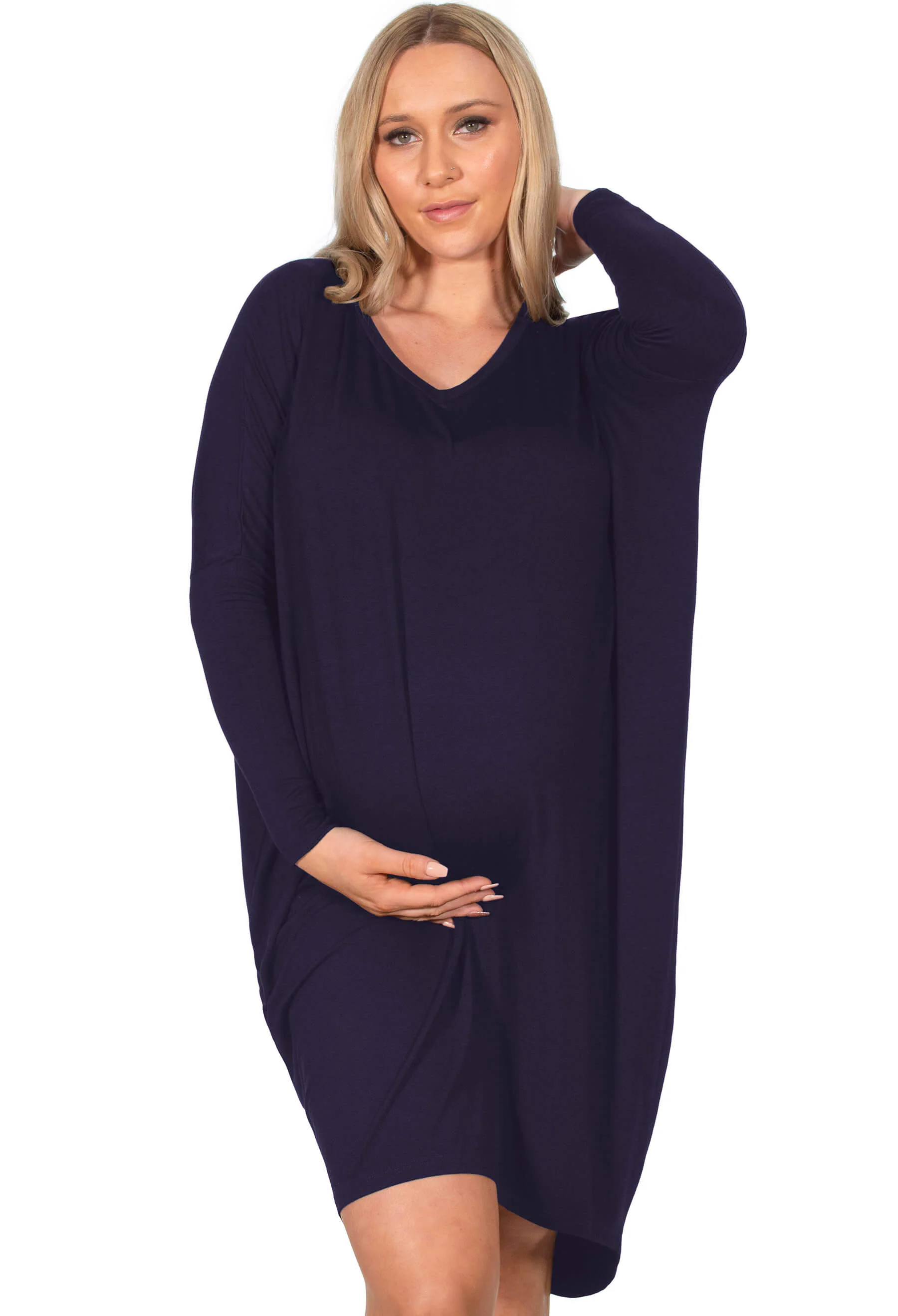 Maternity Bamboo Night Dress - Image 7