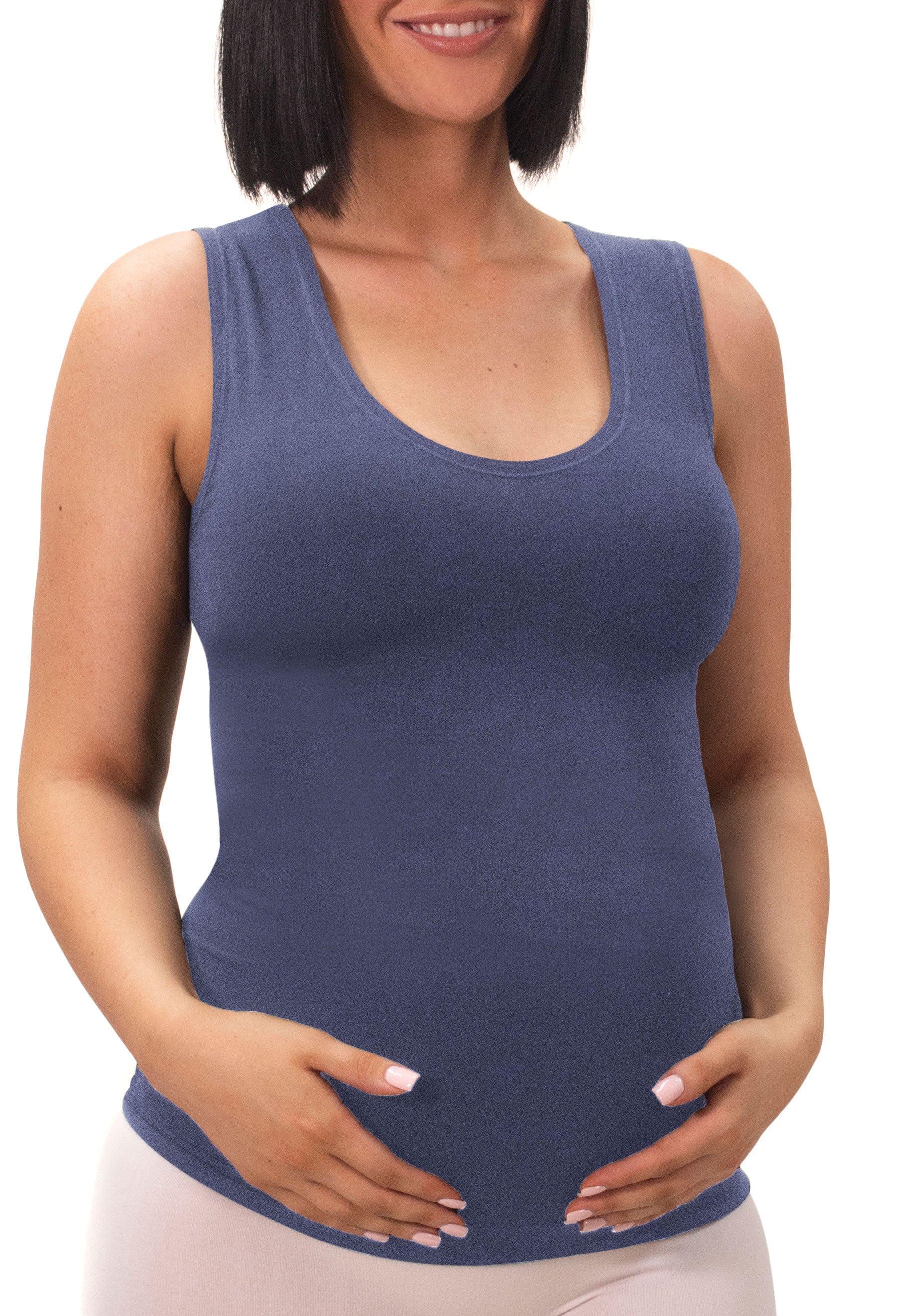 Maternity Bamboo Tank Top - 4 Pack - Image 11