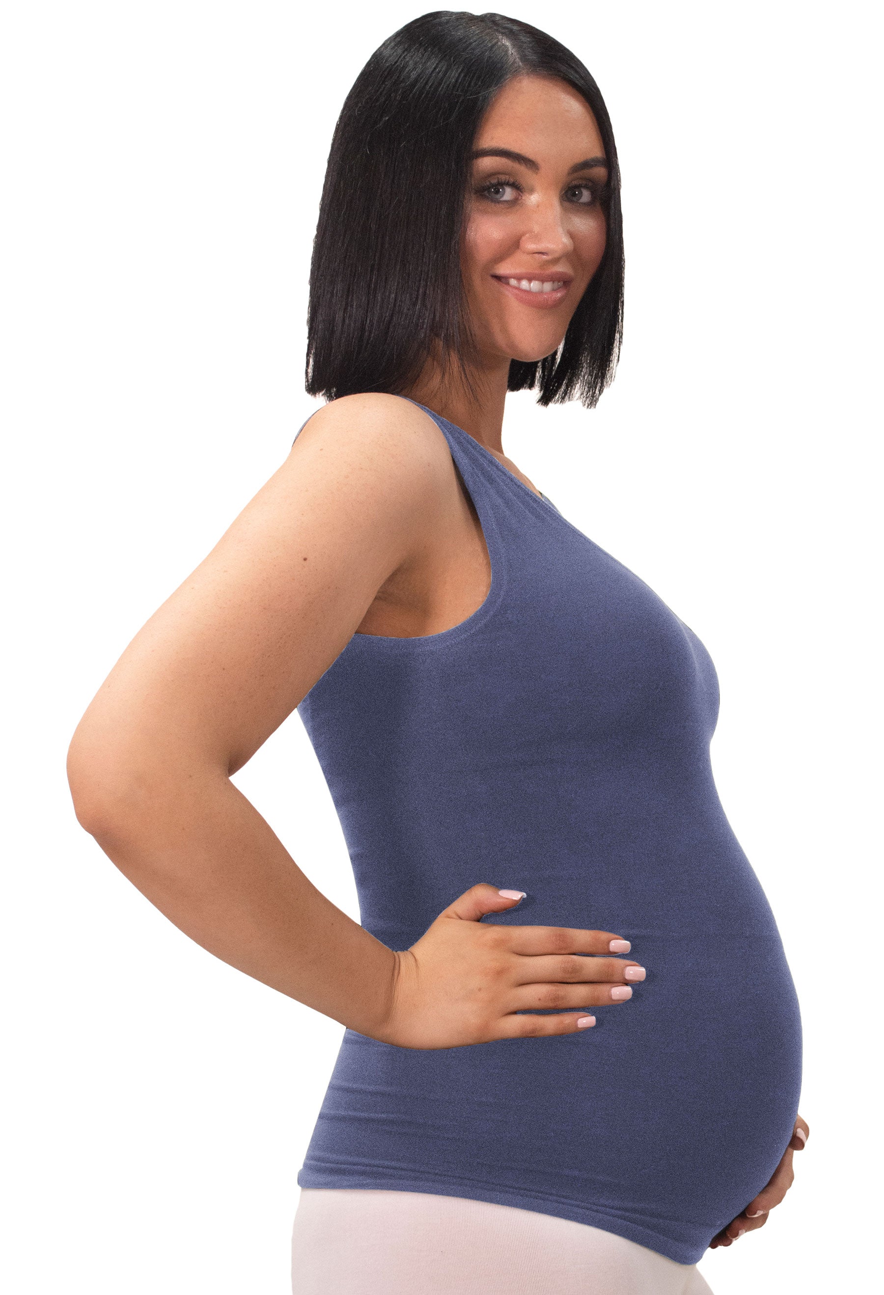 Maternity Bamboo Tank Top - 4 Pack - Image 12
