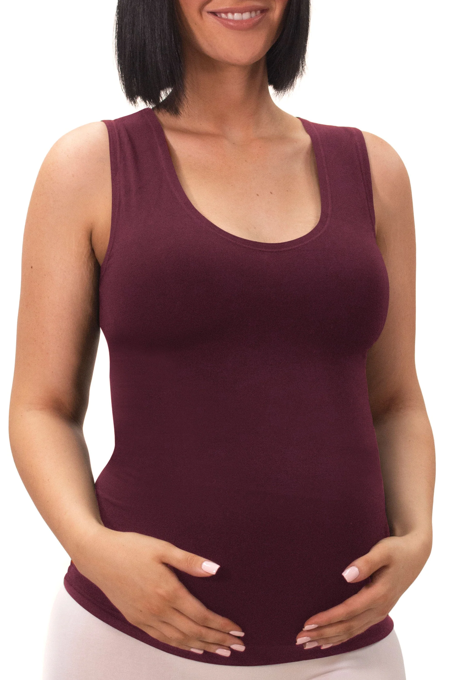 Maternity Bamboo Tank Top - 4 Pack - Image 8