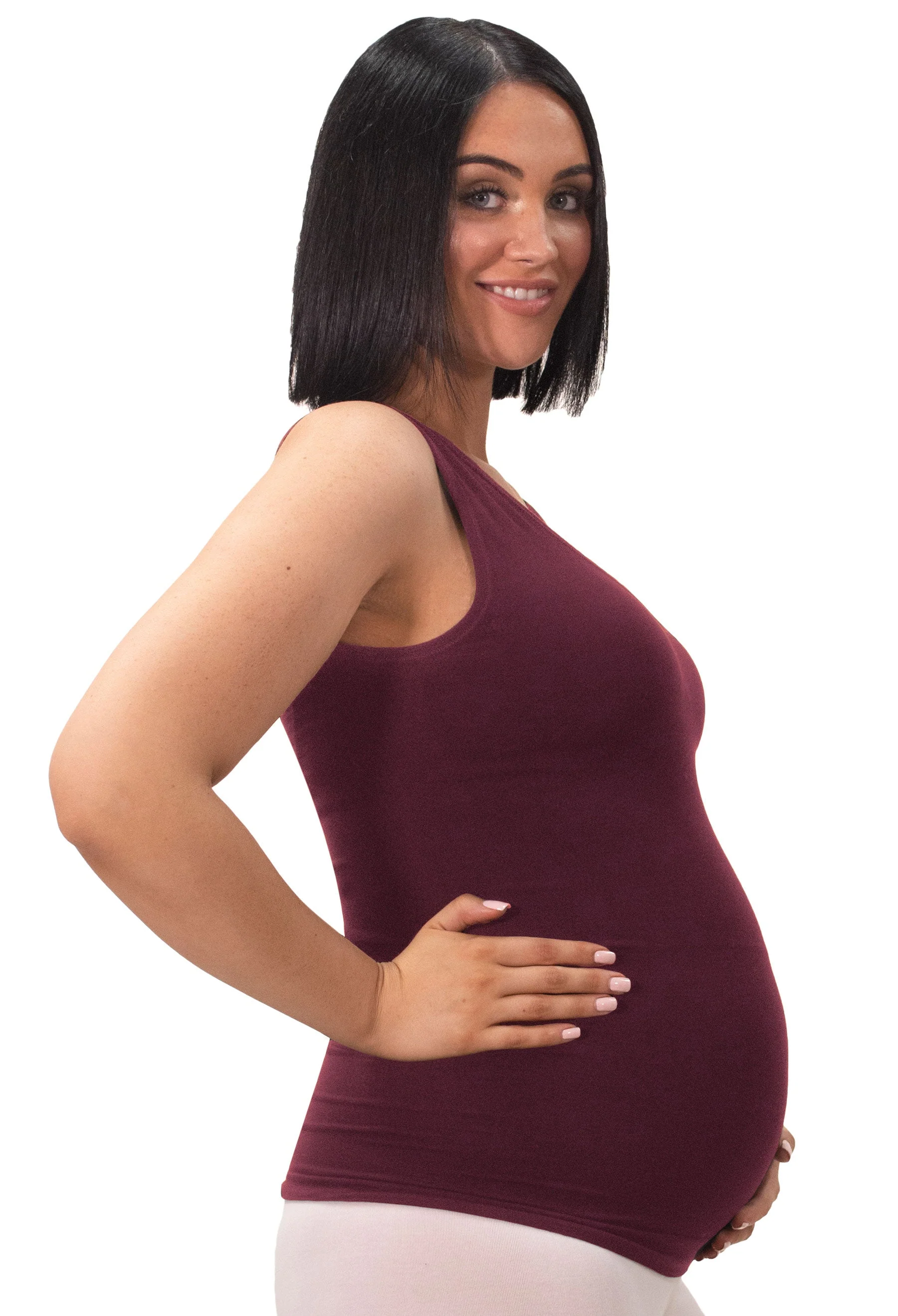 Maternity Bamboo Tank Top - 4 Pack - Image 9