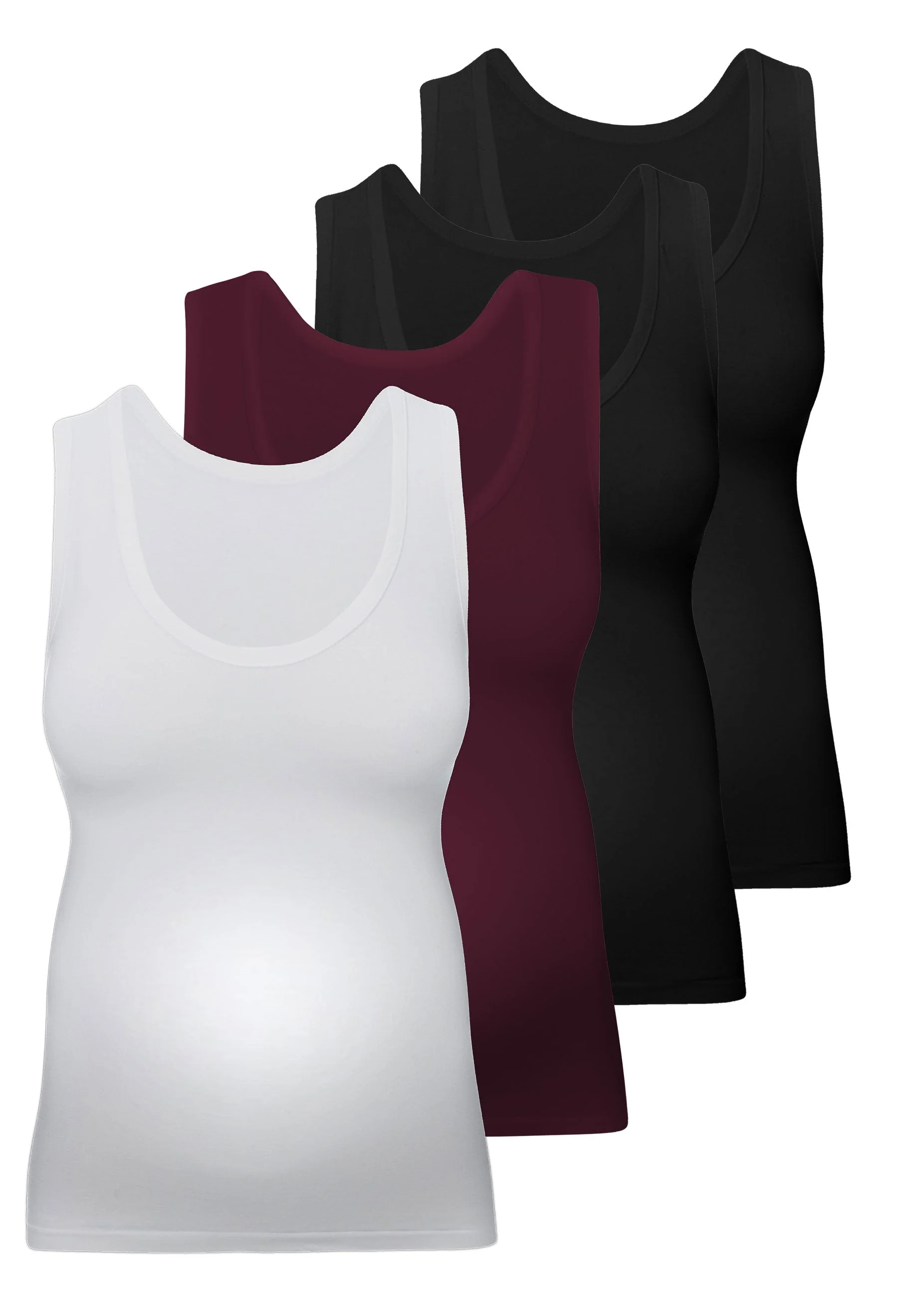 Maternity Bamboo Tank Top - 4 Pack - Image 17