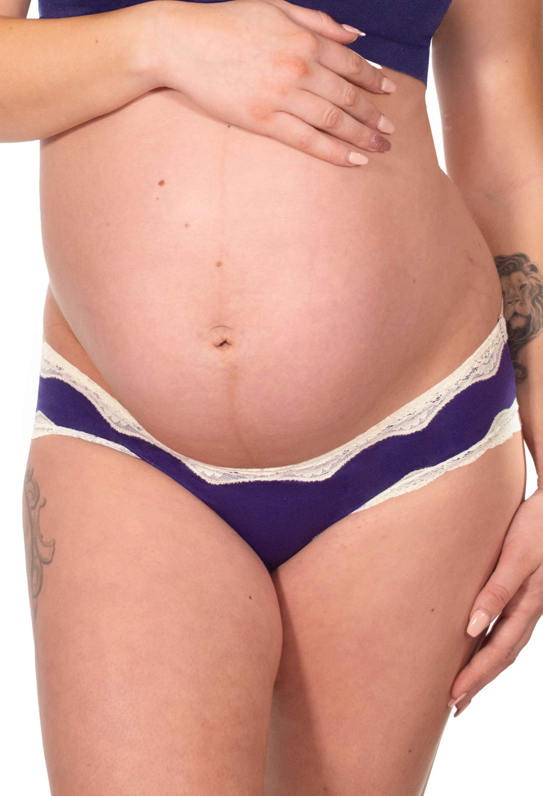 Maternity Cotton Rich Low Rise Hipster Brief 7 Pack - Image 10