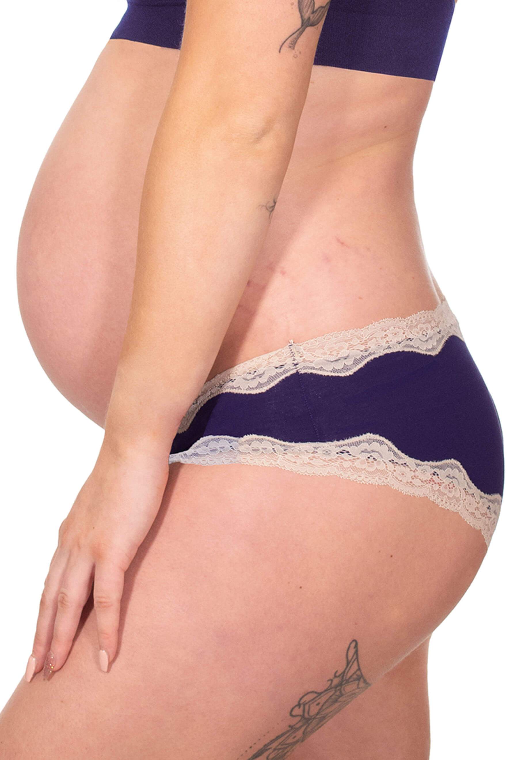 Maternity Cotton Rich Low Rise Hipster Brief 7 Pack - Image 12