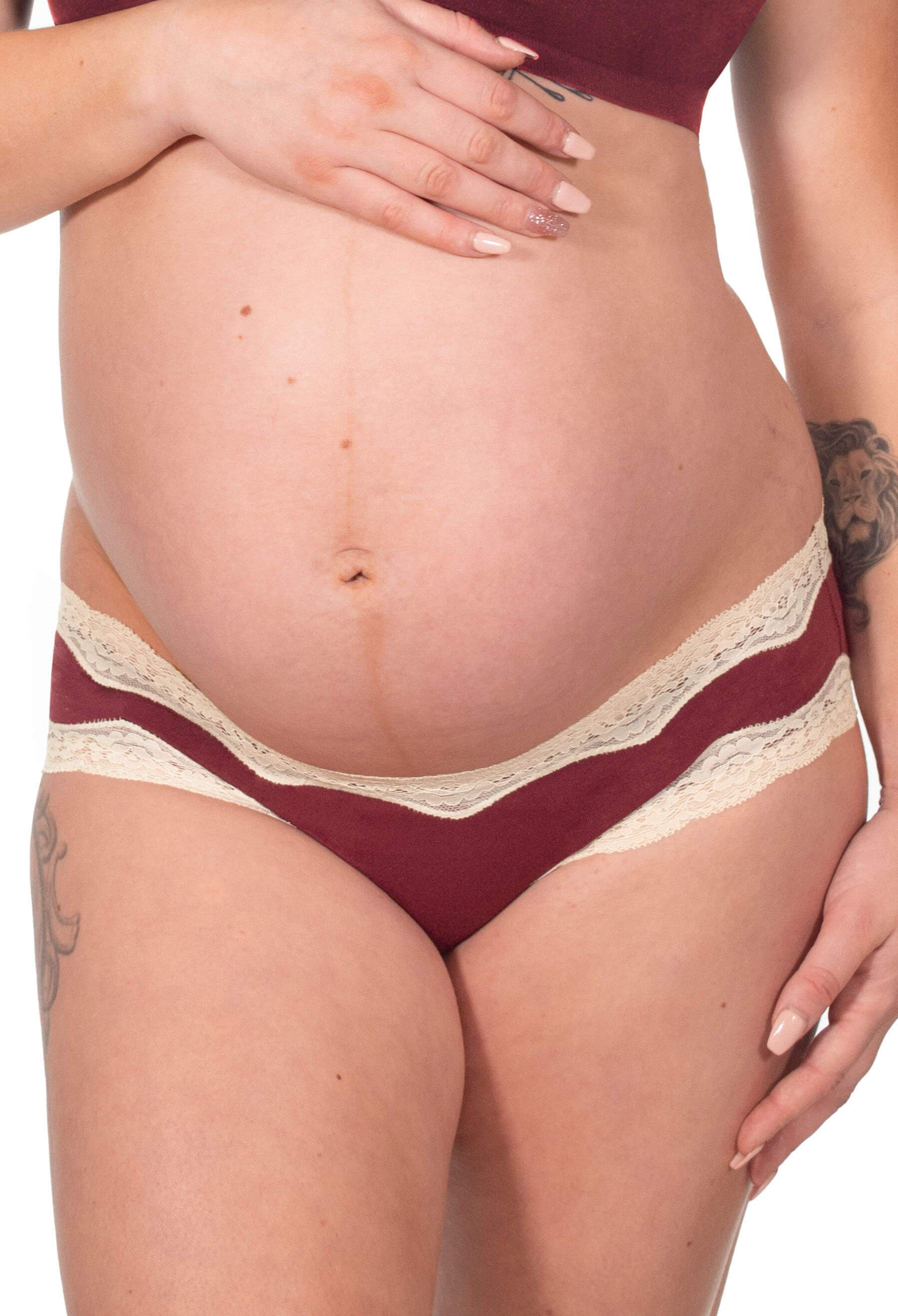 Maternity Cotton Rich Low Rise Hipster Brief 7 Pack - Image 6
