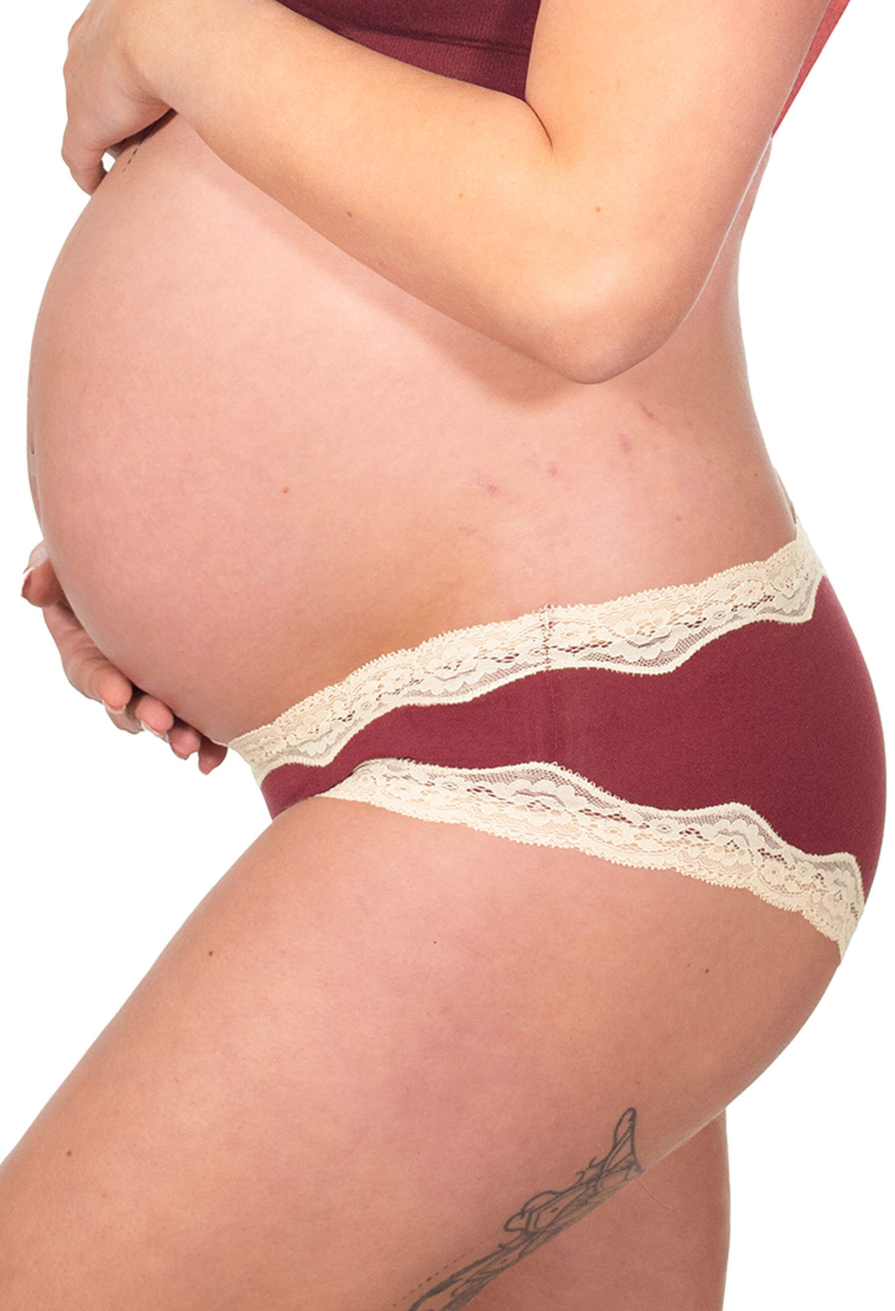 Maternity Cotton Rich Low Rise Hipster Brief 7 Pack - Image 7