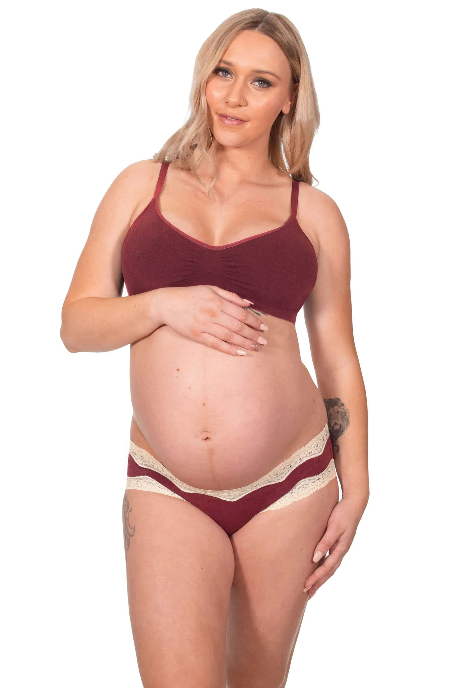 Maternity Cotton Rich Low Rise Hipster Brief 7 Pack - Image 9