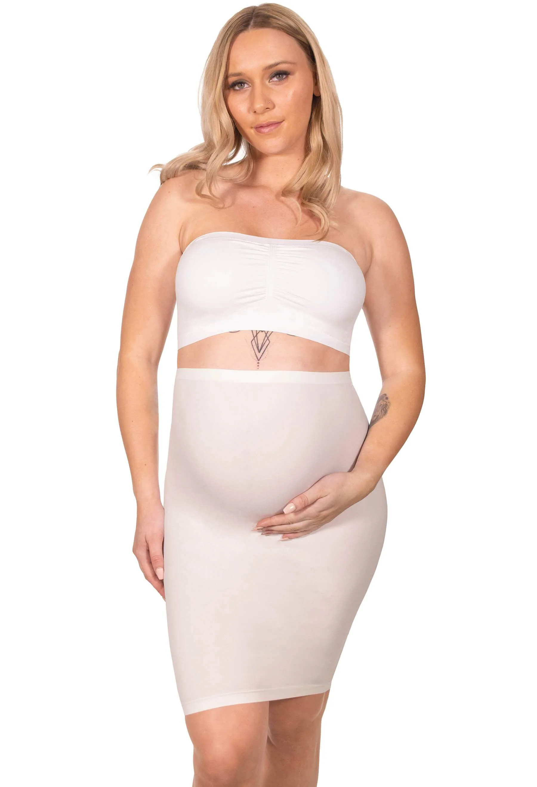 Maternity High Waist Slip Skirt - Image 12