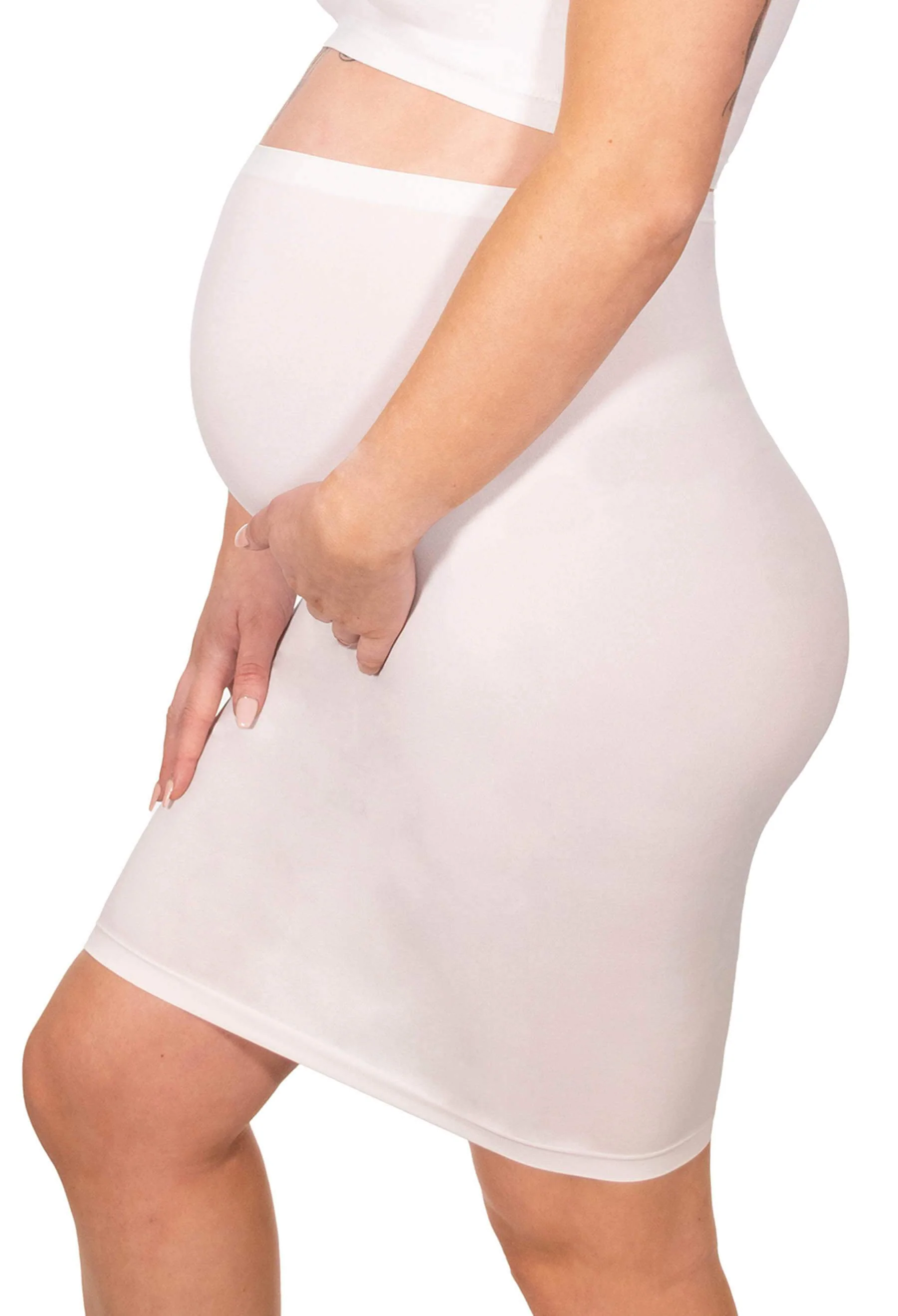 Maternity High Waist Slip Skirt - Image 9