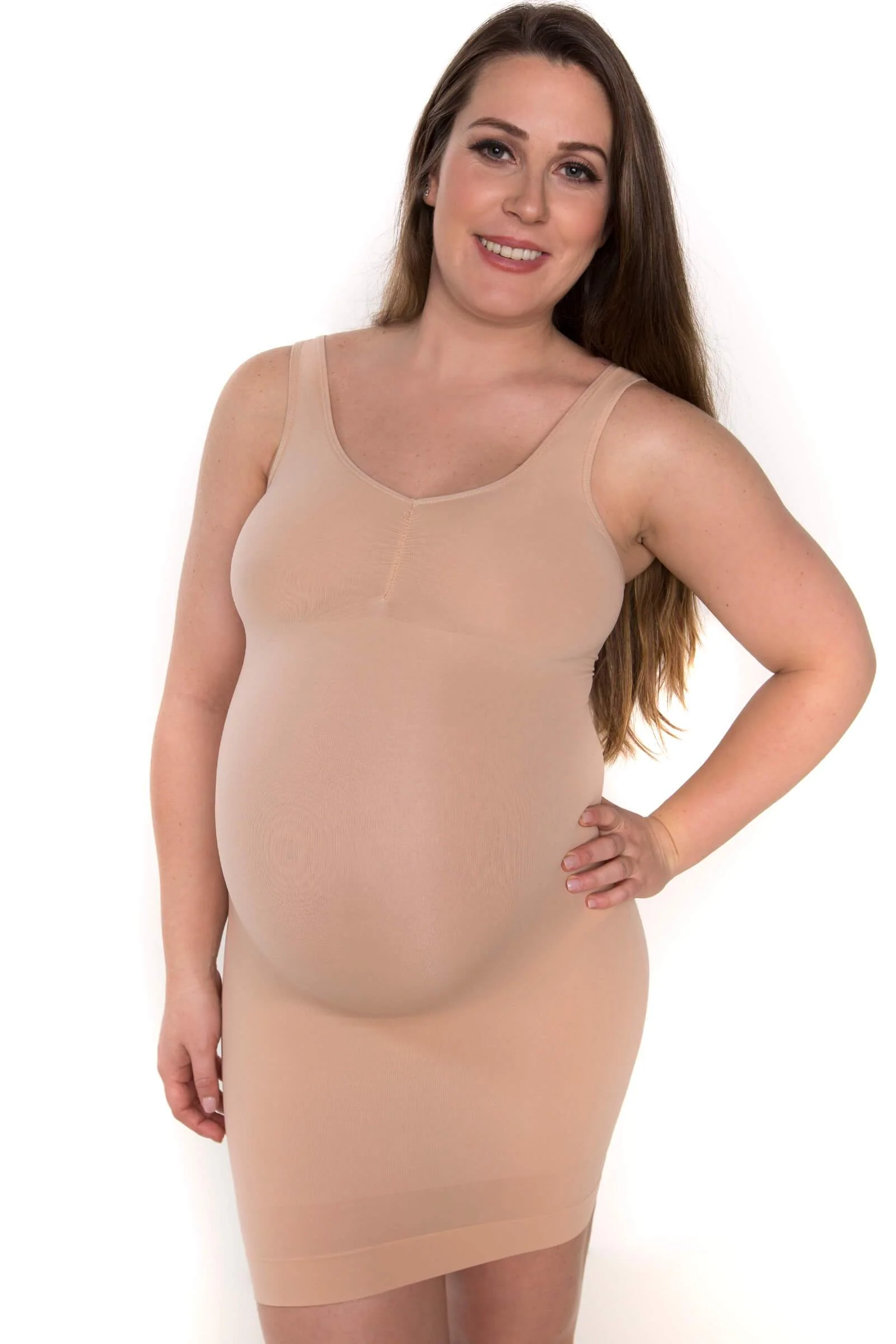 Maternity Ultra Light Shaping V-Tank Slip - Image 2