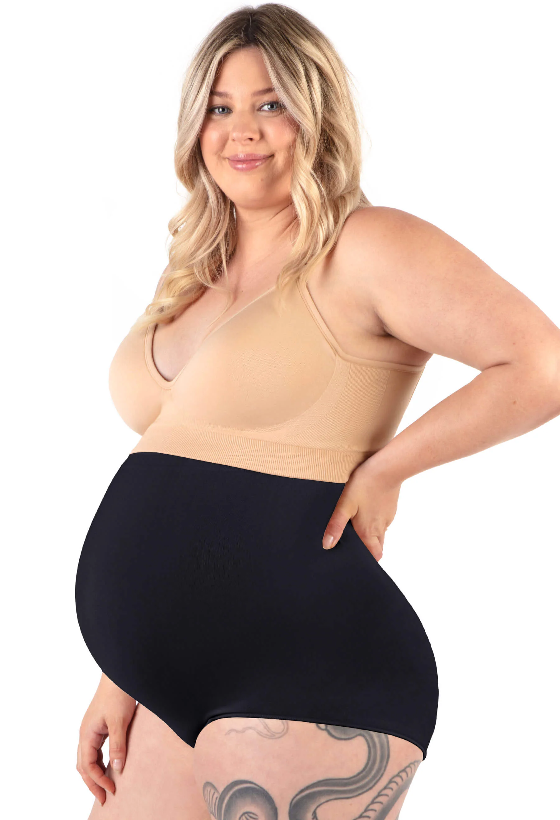Maternity Underbust Cotton Rich Full Brief - Fancy 3 Pack - Image 7