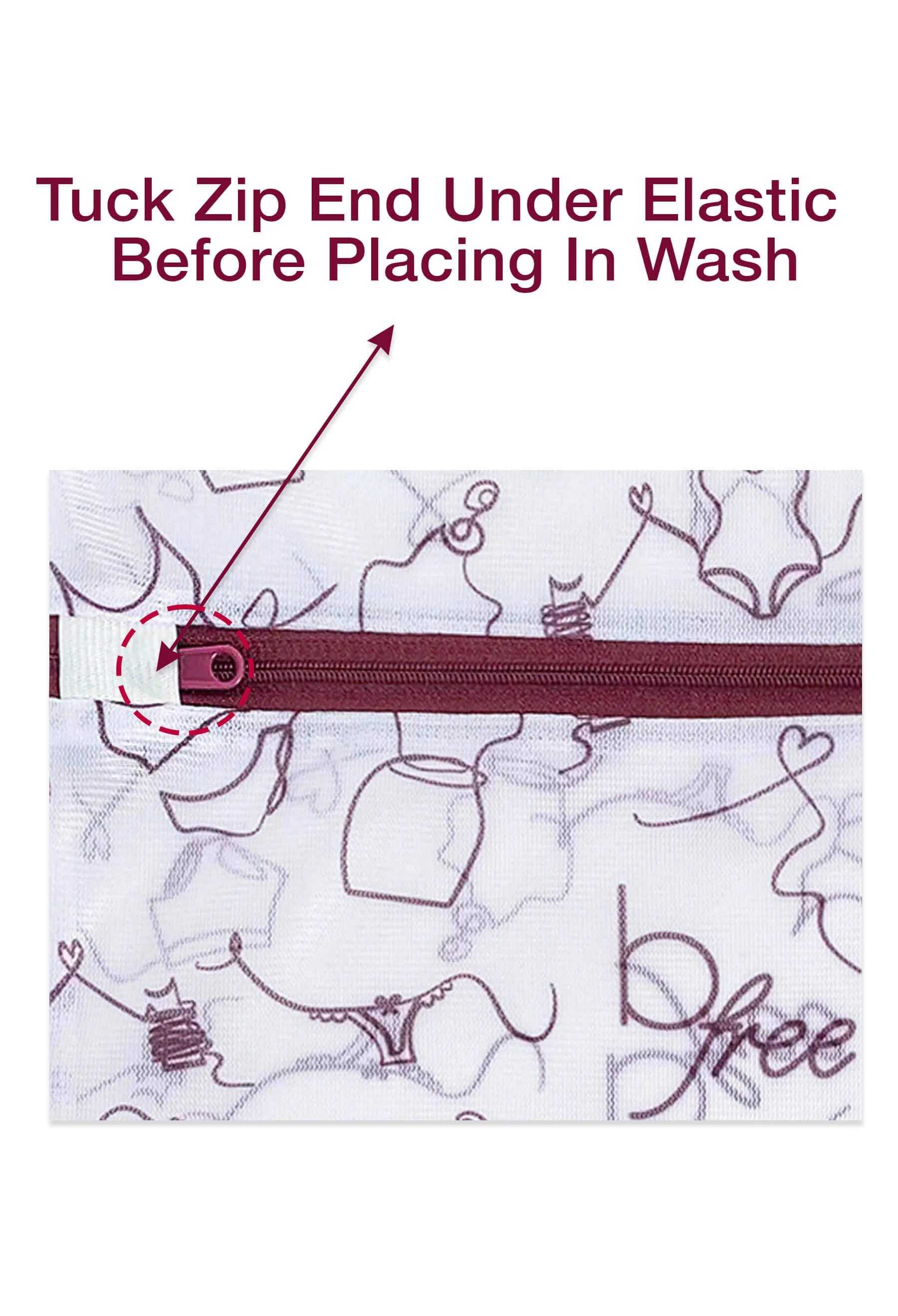 Mesh Delicates Washbag - 5 Pack - Image 2
