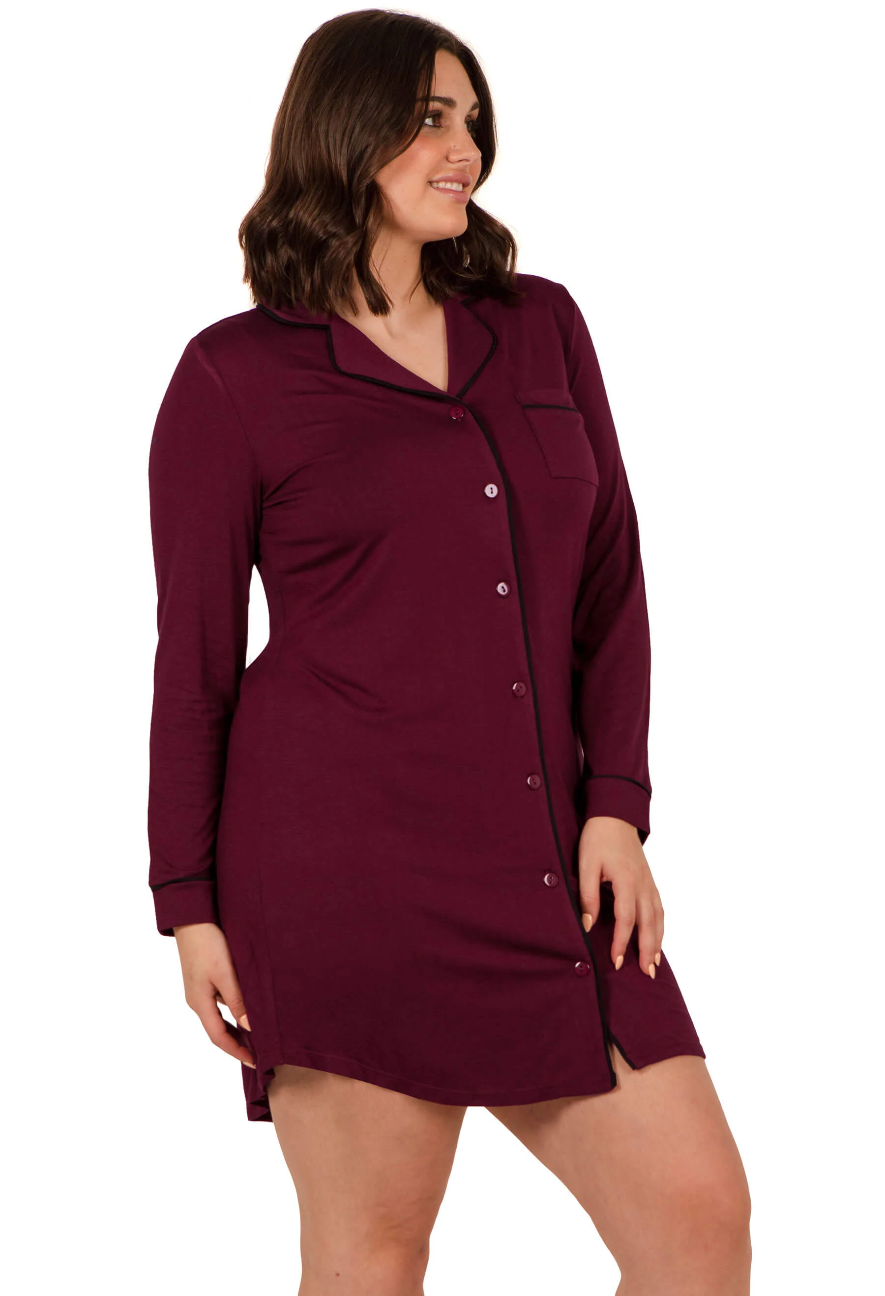 Buttery Soft Bamboo Pyjama Dress - Image 6