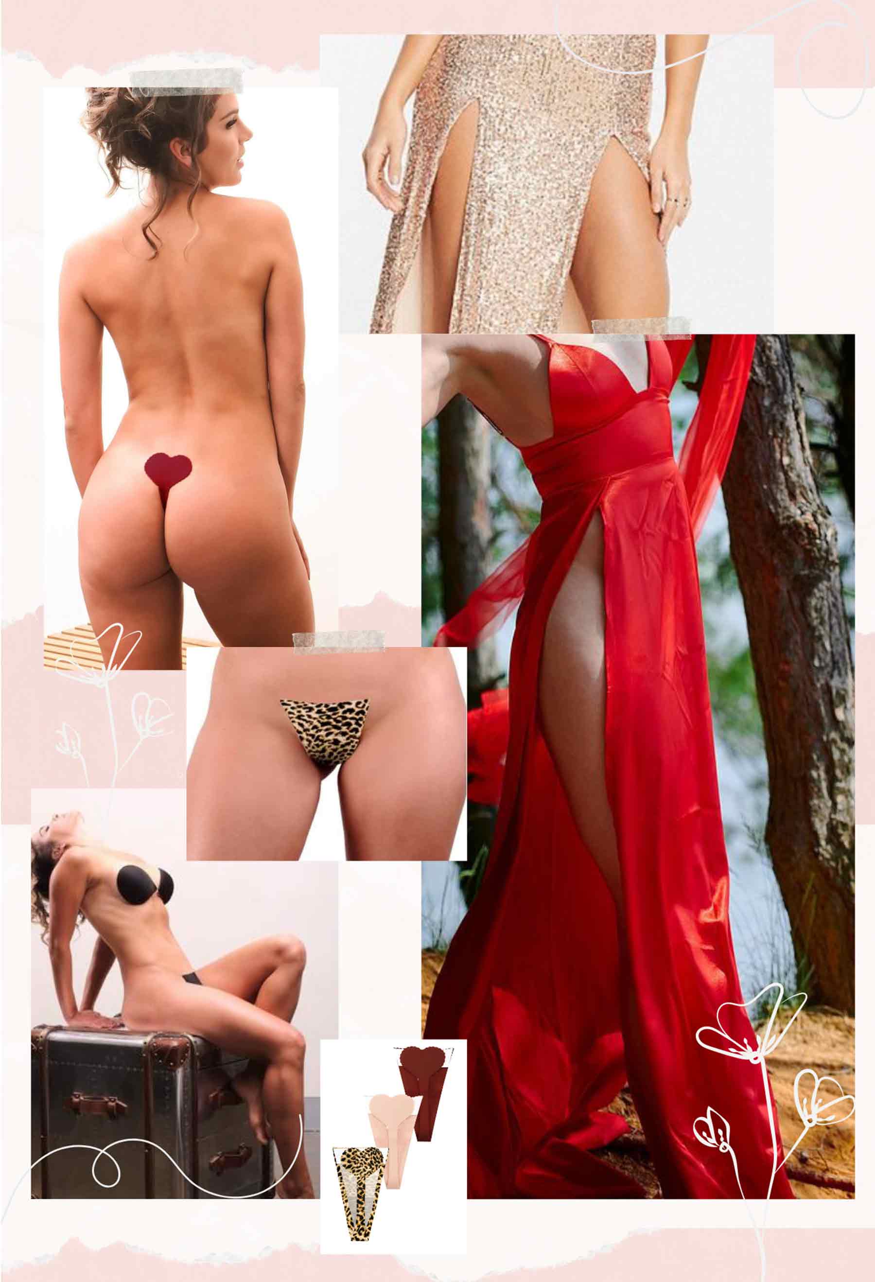 No Panty Line Invisible Strapless Stick On G String - 3 Pack - Image 6