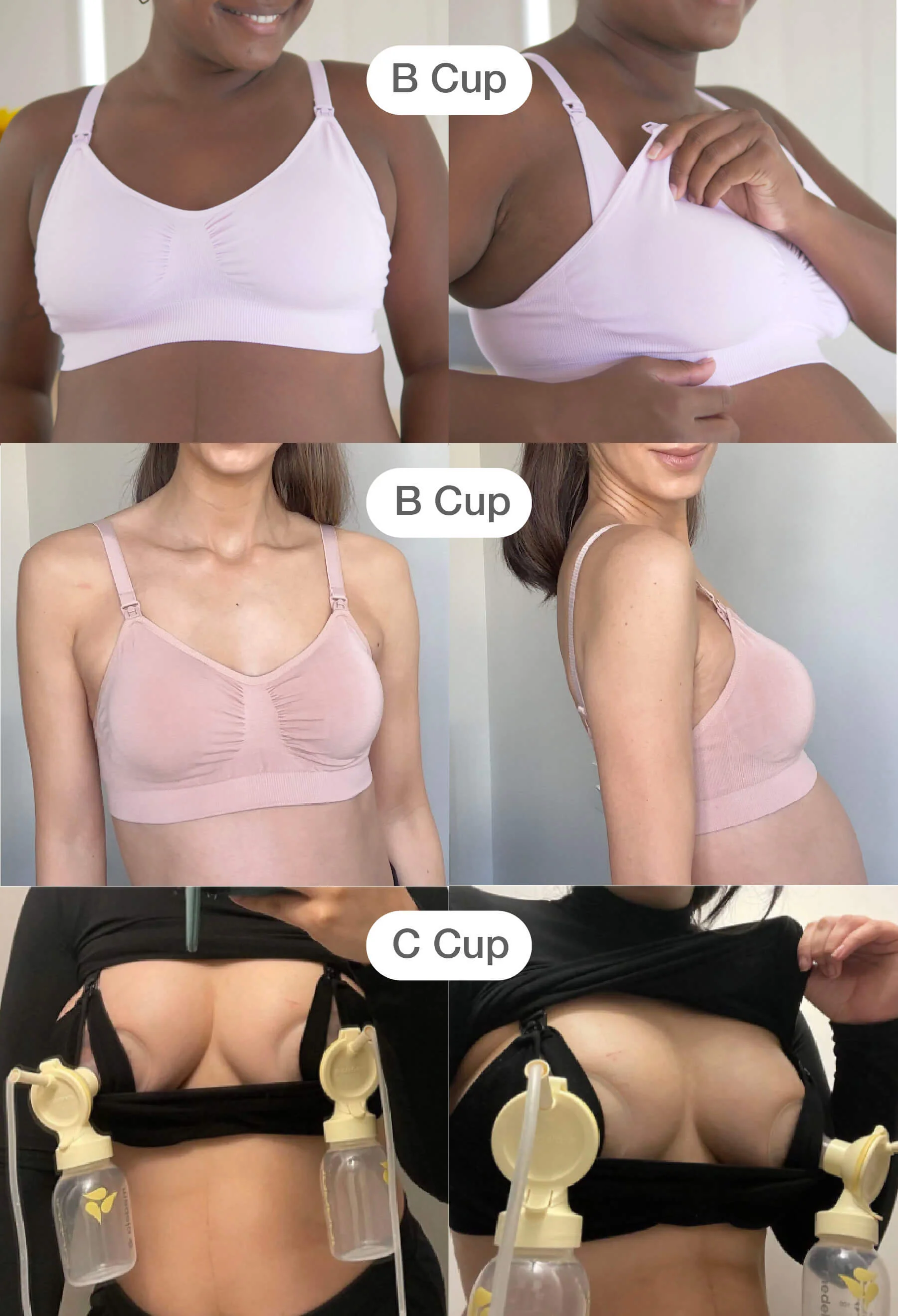 Bamboo Wire Free Maternity & Nursing Bra - Fancy 3 Pack - Image 13