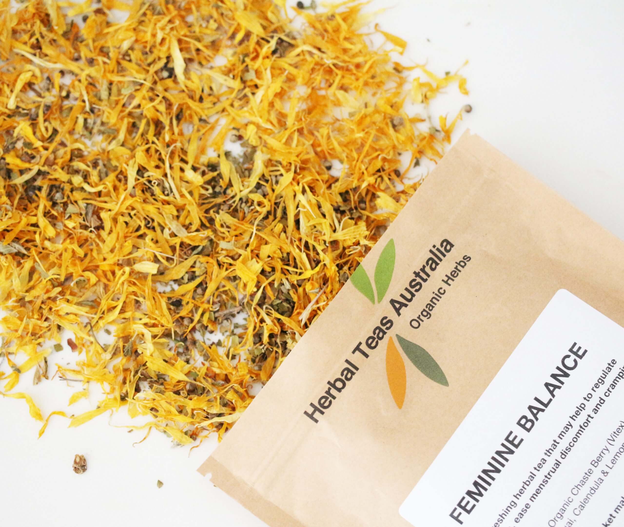 Organic Feminine Balance Herbal Tea 2 Pack - Makes 200 Cups - Image 4