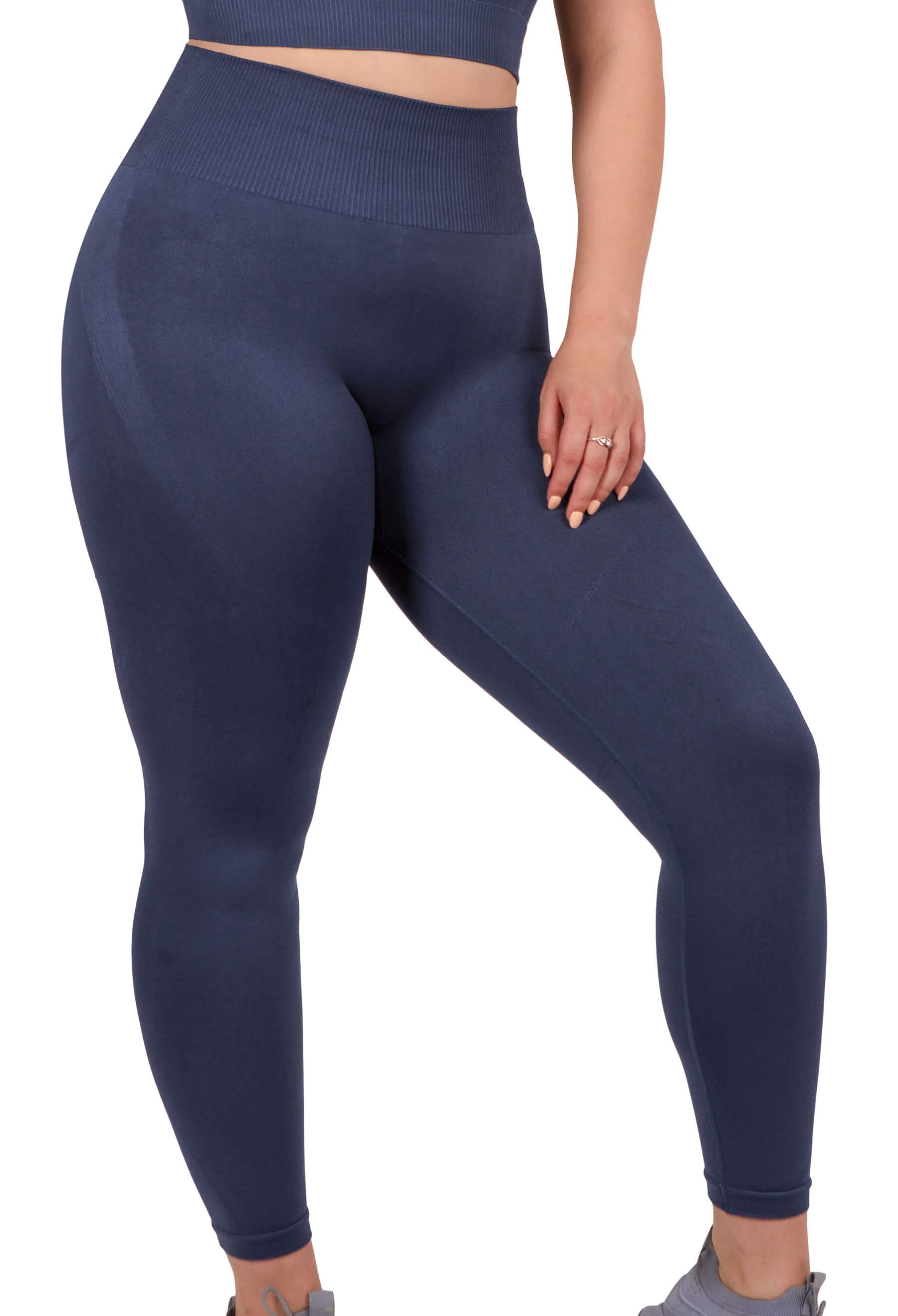 Seamless High Waist Full Length Leggings - Image 5
