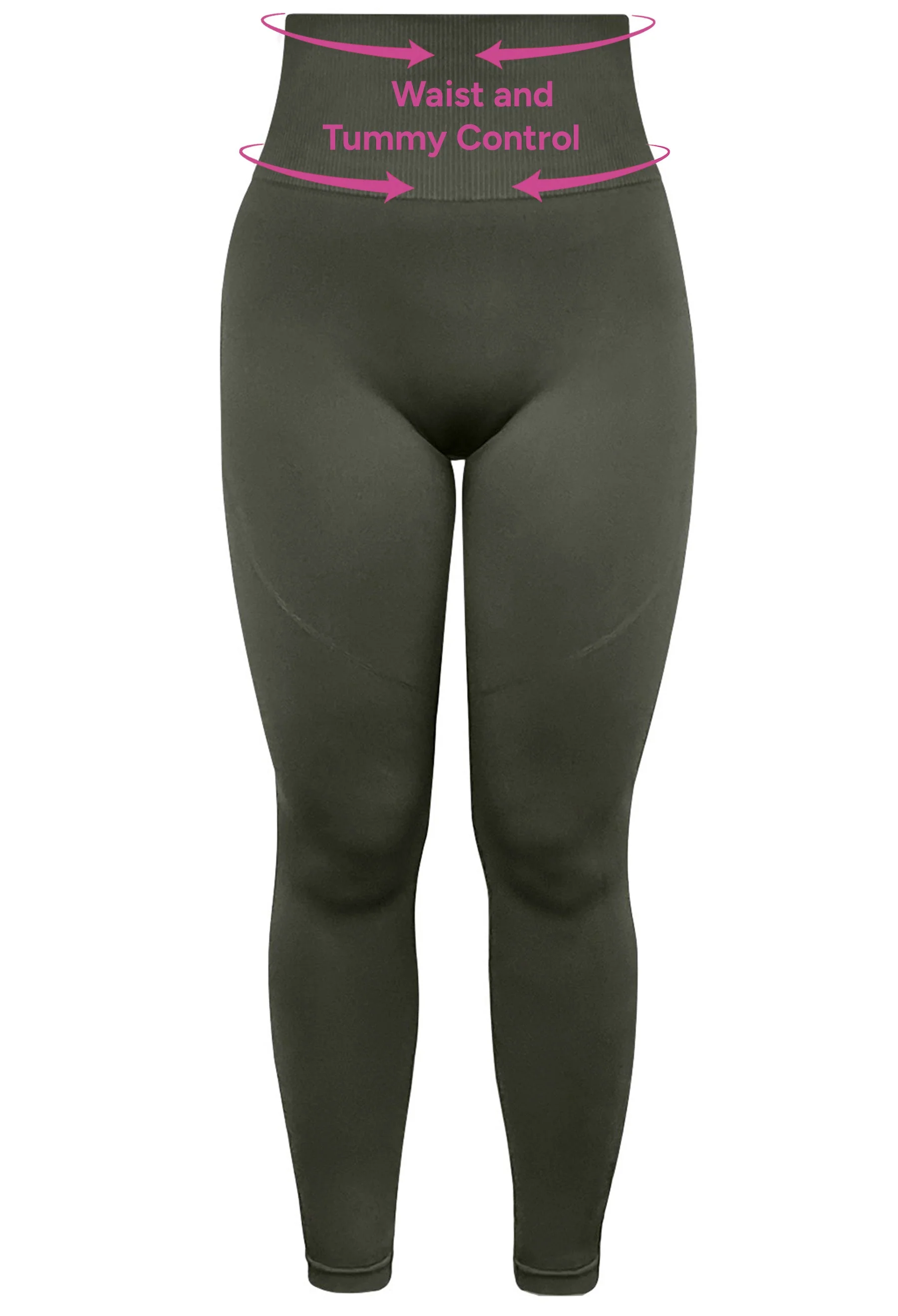 Seamless High Waist Full Length Leggings - Image 9