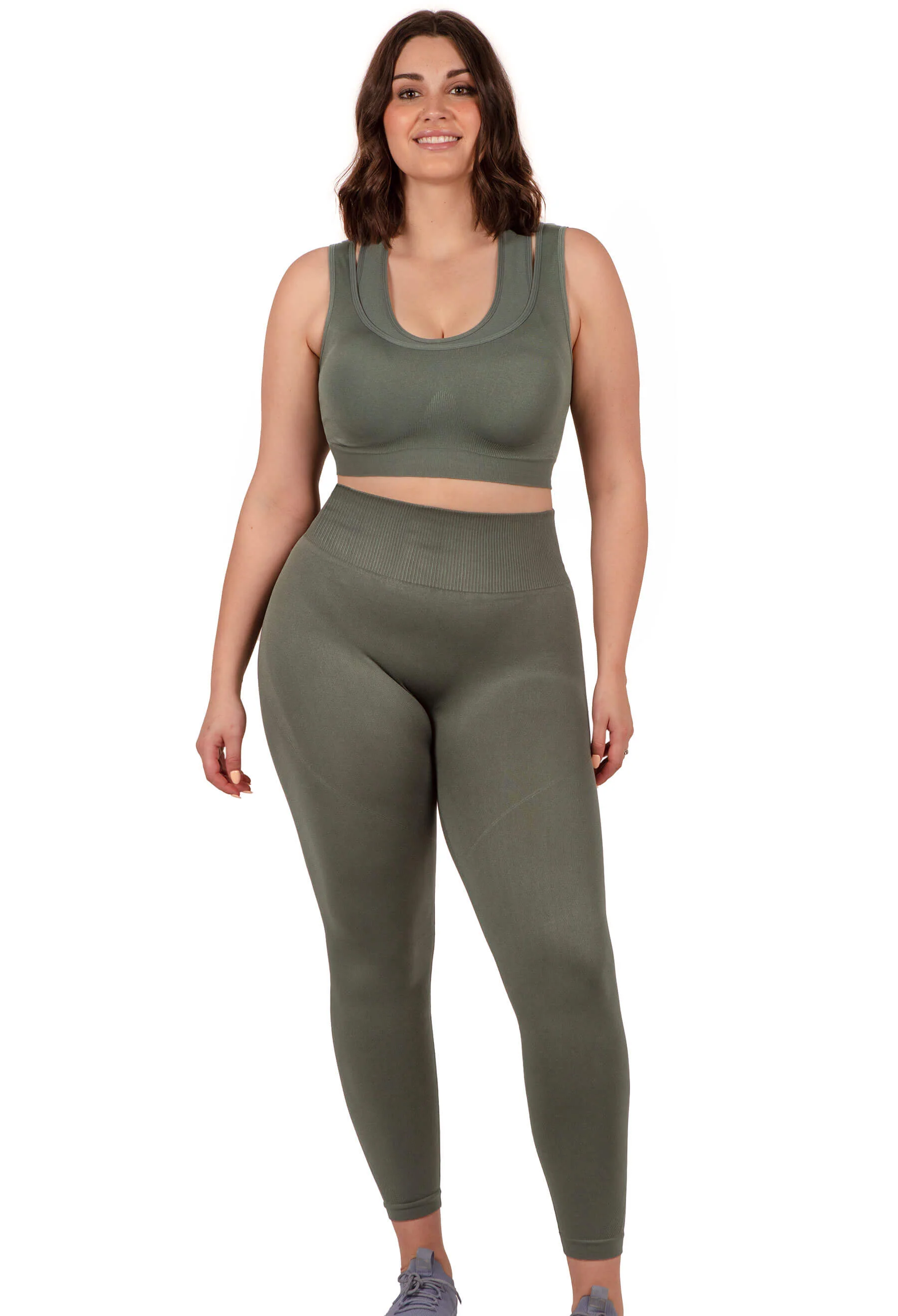 Seamless High Waist Full Length Leggings - Image 7