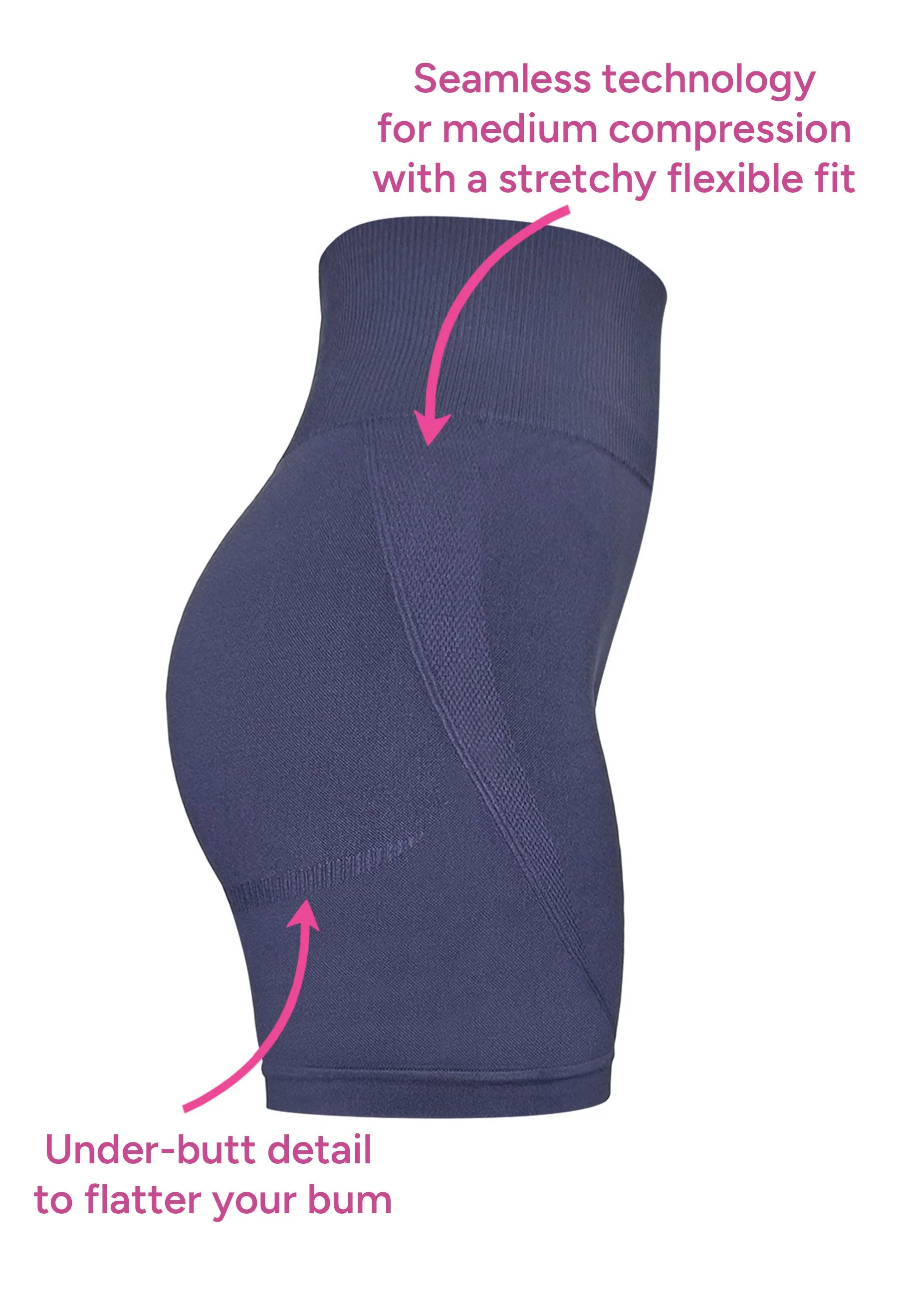Plus Size Seamless High Waist Midi Biker Shorts - Image 7