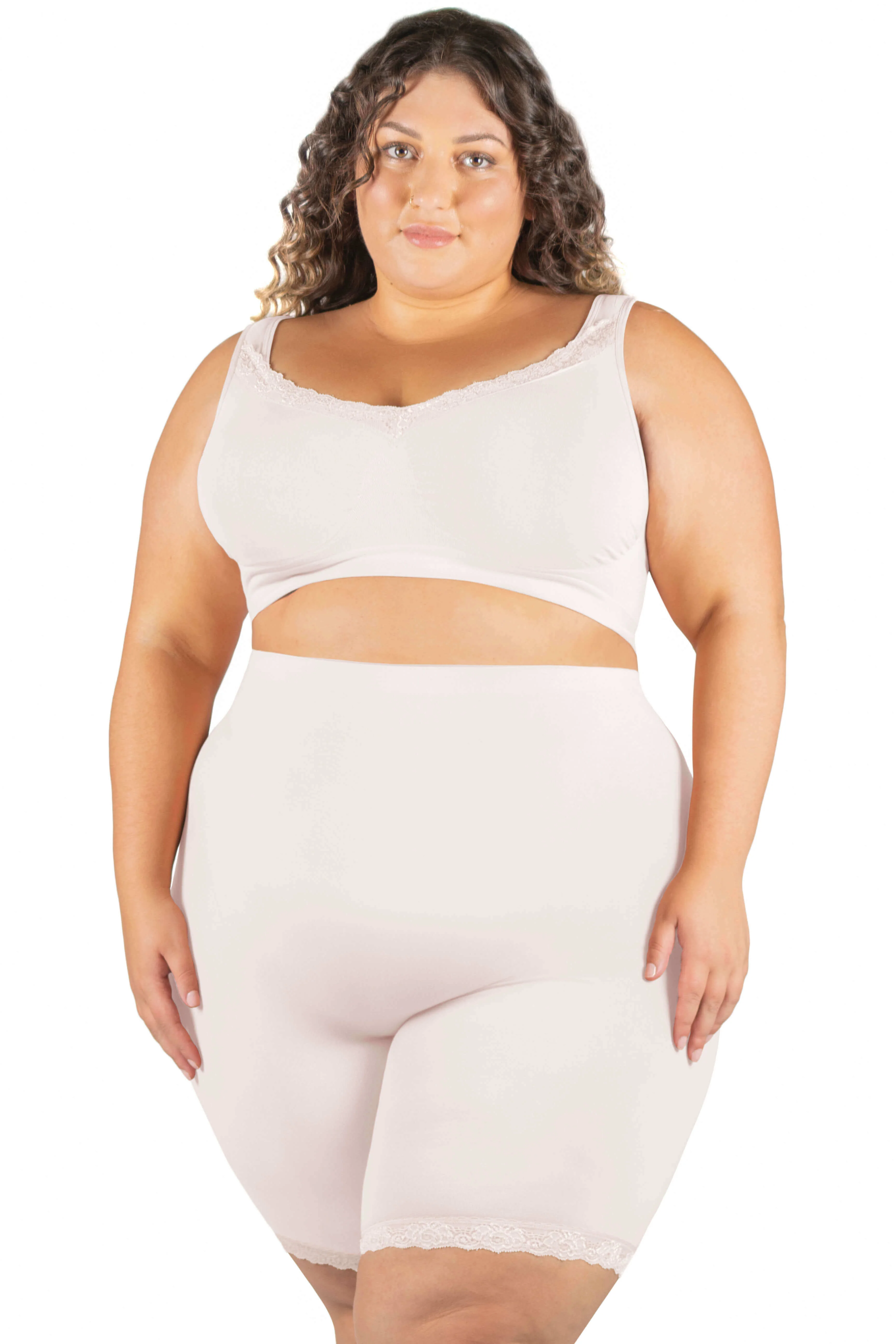 Anti Chafing High Rise Long Cotton Rich Shorts - Image 11