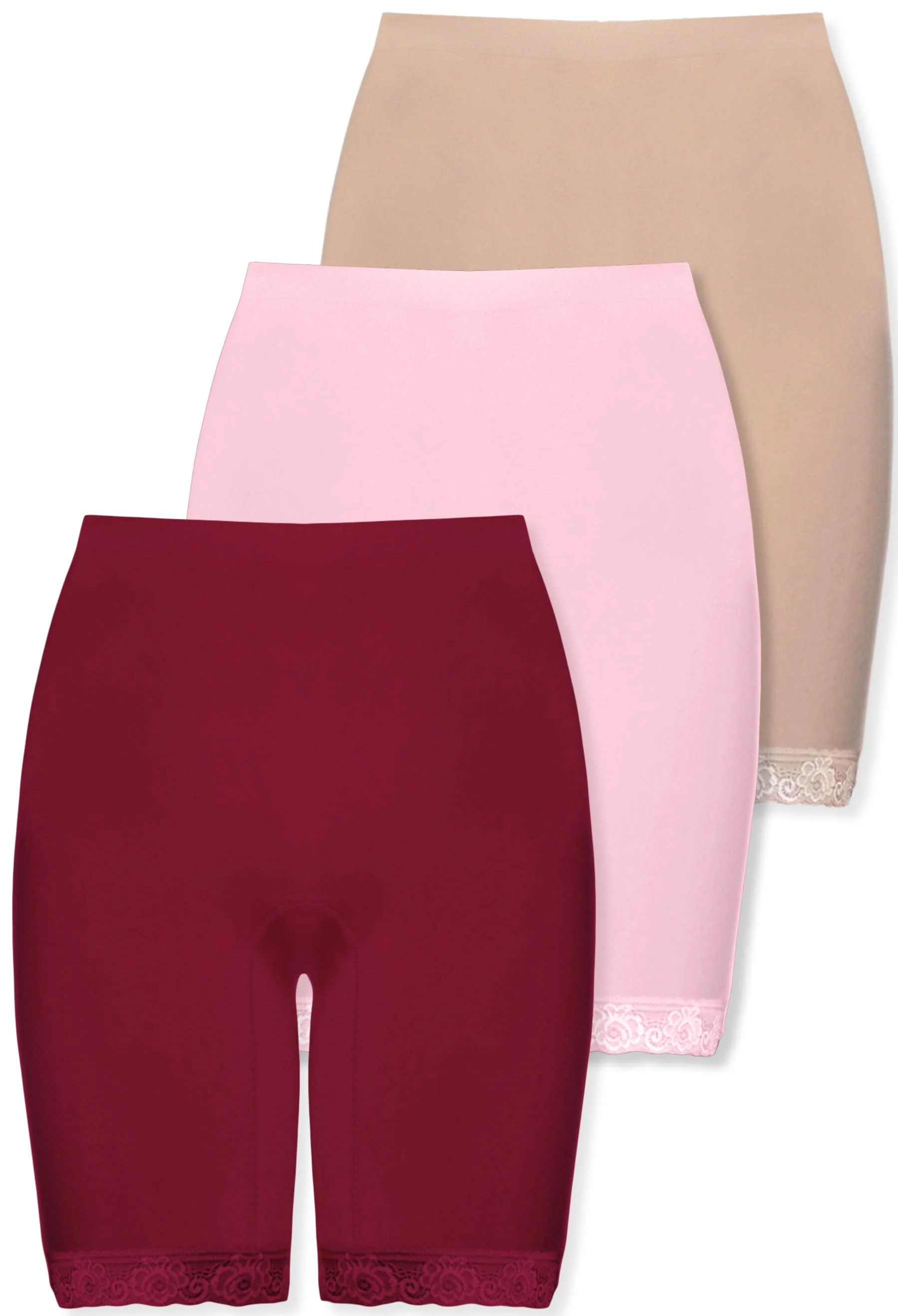 Post Surgery Comfort Long Shorts | Seamless Cotton Blend - 3 Pack - Image 23
