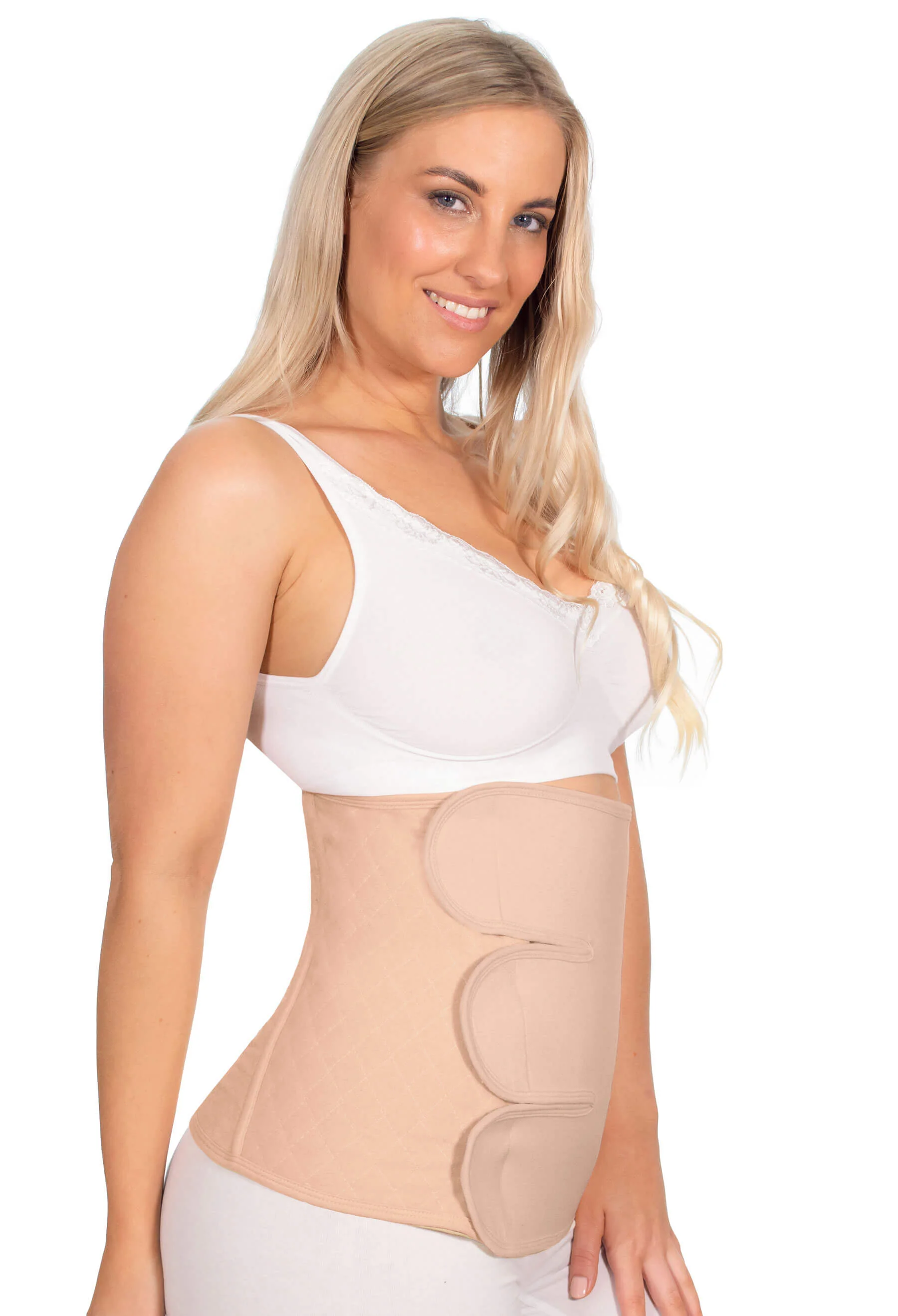 Nude Postpartum Cotton Belly Wrap - Image 2