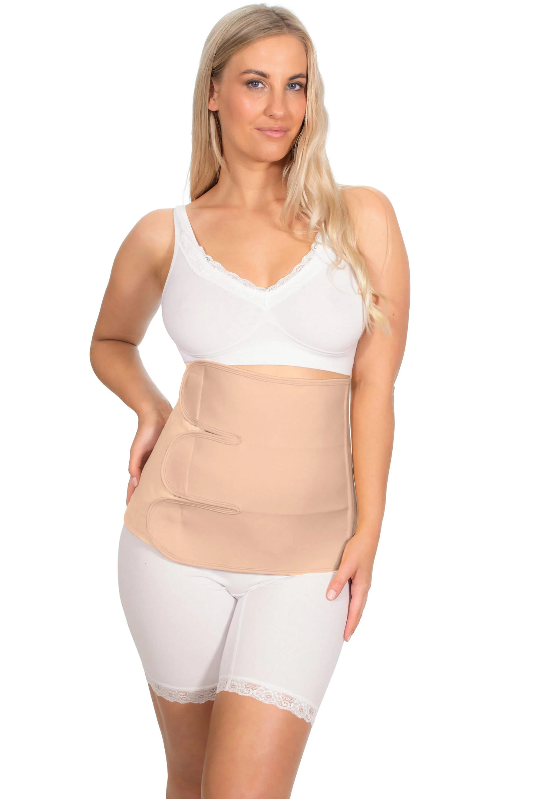 Nude Postpartum Cotton Belly Wrap - Image 5