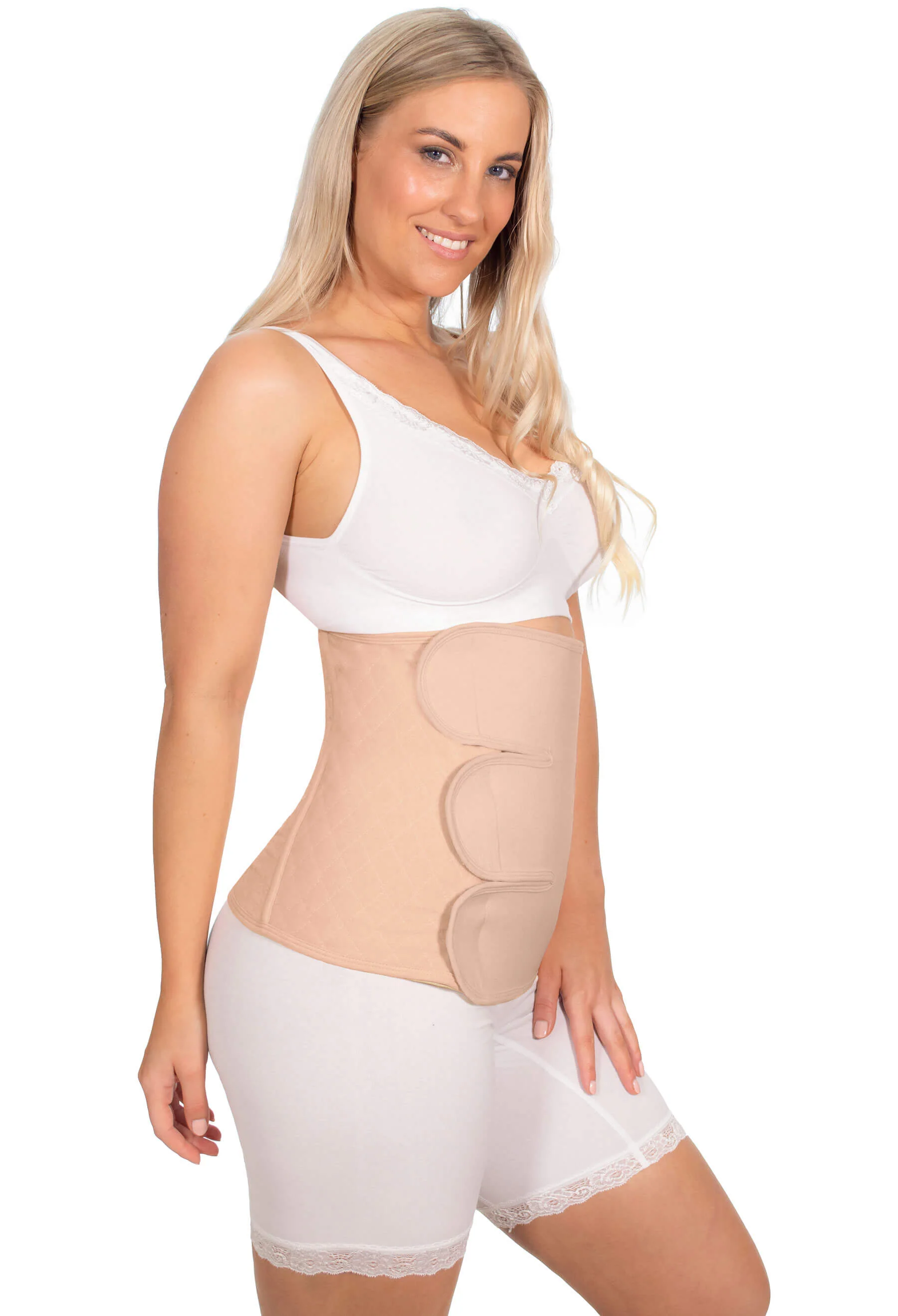 Nude Postpartum Cotton Belly Wrap - Image 6