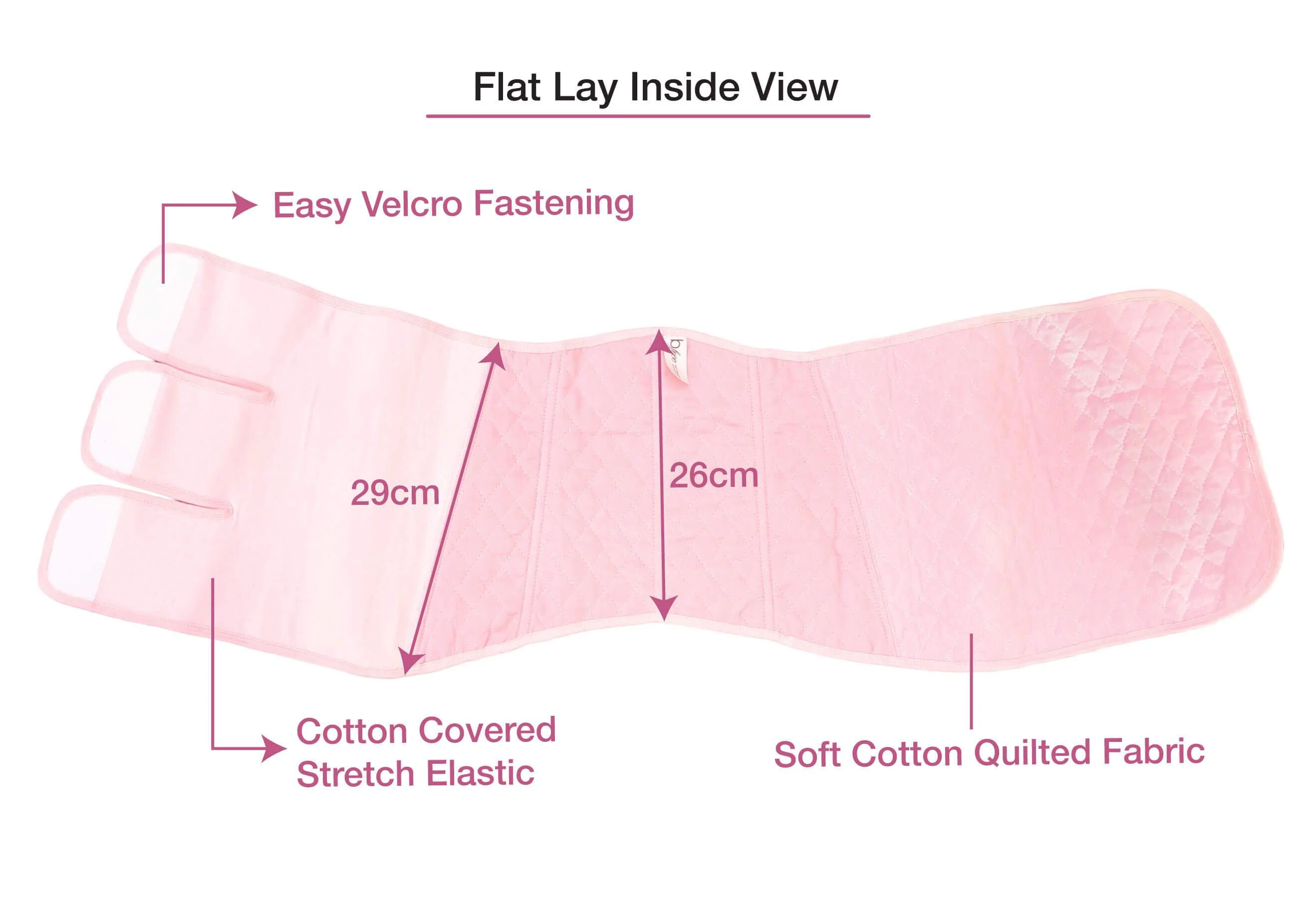 Nude Postpartum Cotton Belly Wrap - Image 8