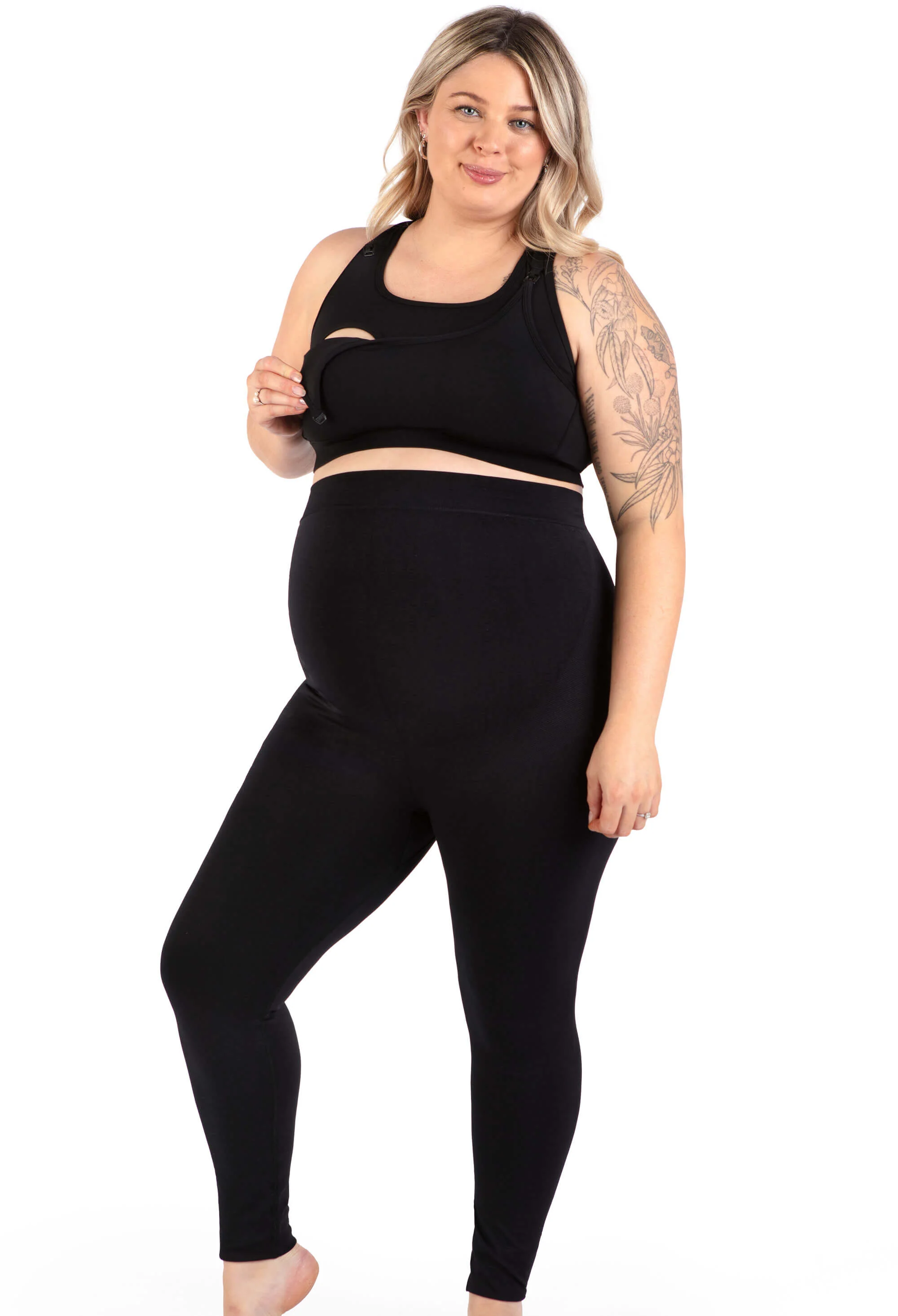 Pregnancy Active Leggings - 2 Pack - Image 5