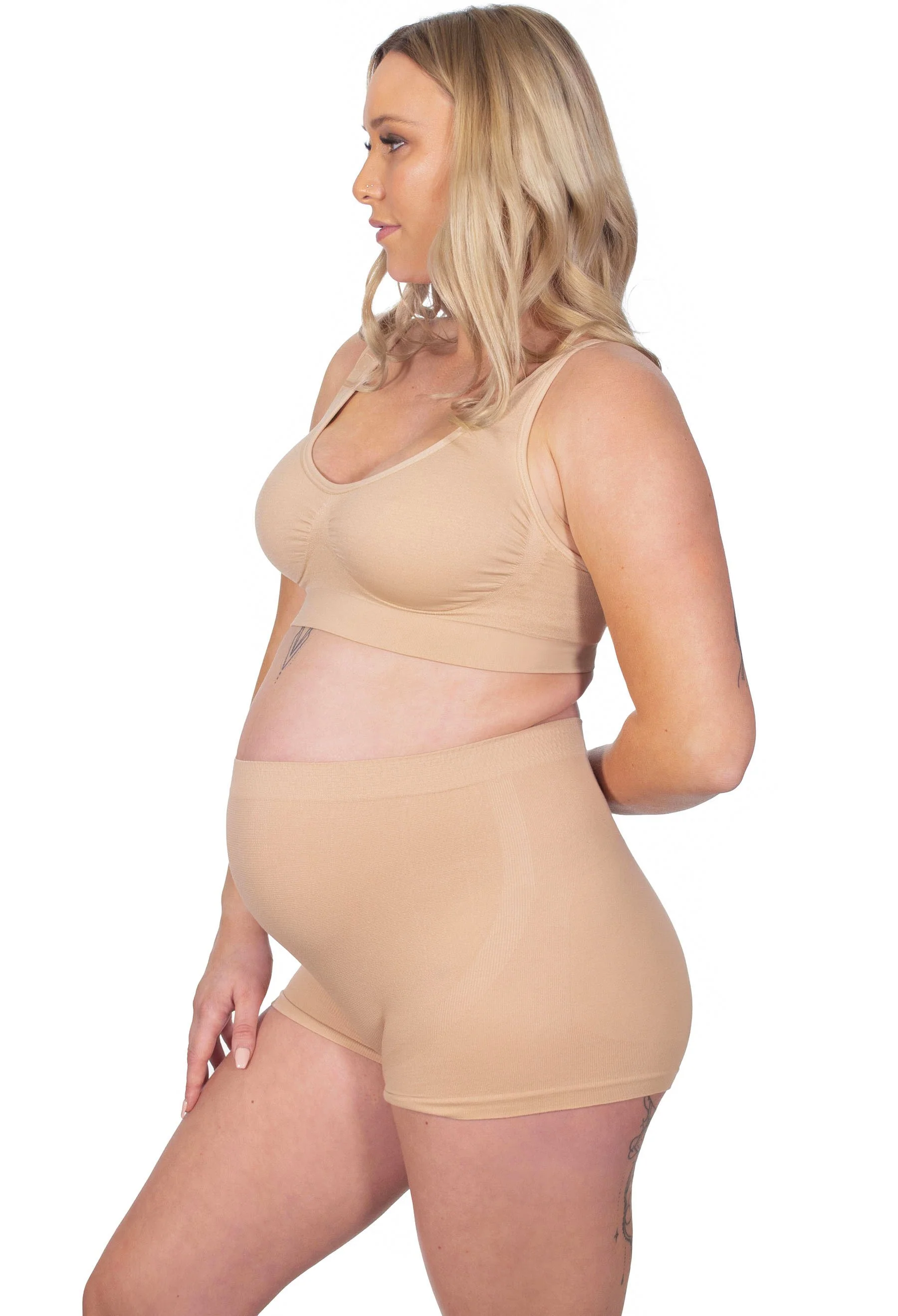 3 Pack Venus Pure Wire Free Pregnancy Bra + Band Extender Set - Image 3