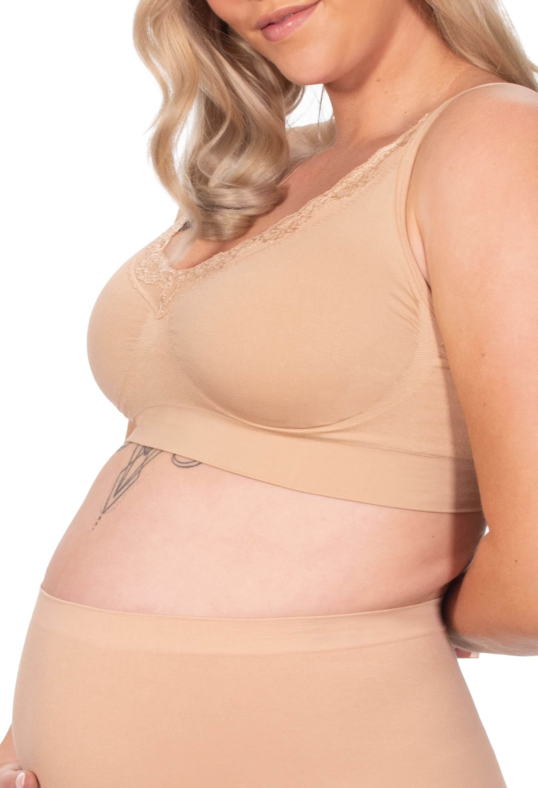3 Pack Venus Lace Wire Free Pregnancy Bra + Band Extender Set - Image 4