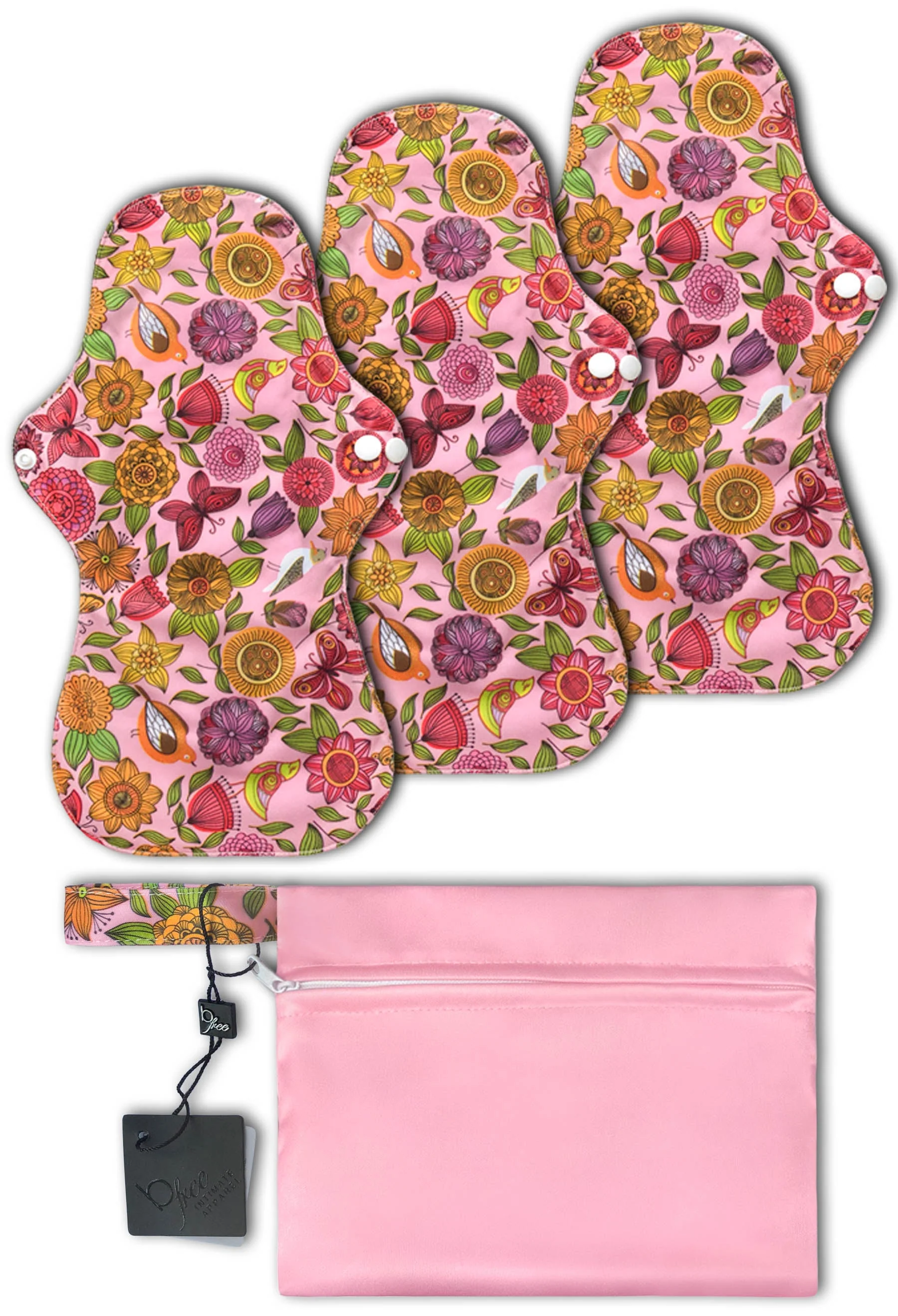 Reusable Stay-Dry Incontinence & Overnight Period Pads - 3 Pack - Image 12