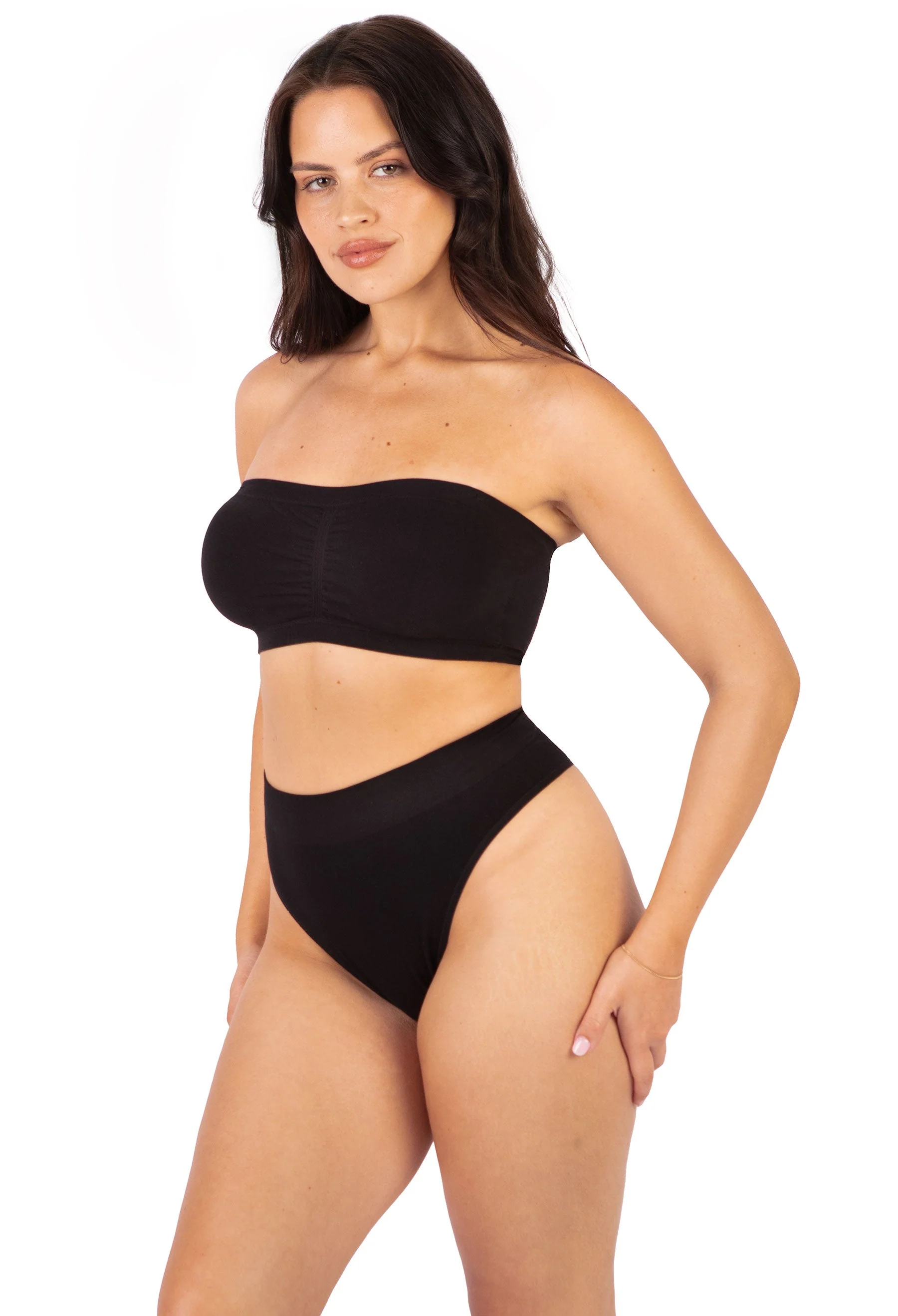 Seamless Cotton Rich High Waist G String - Image 12