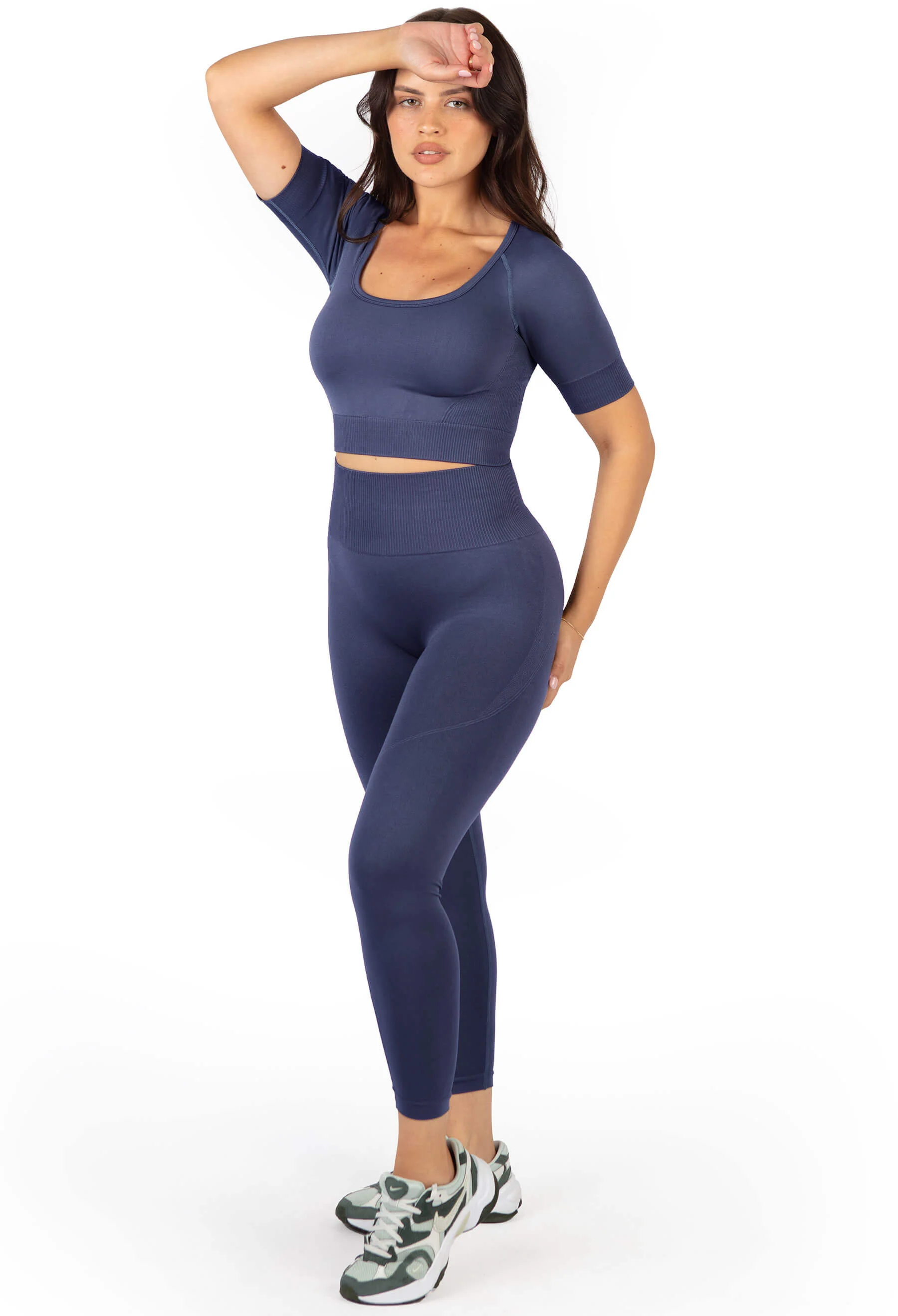 Seamless High Waist Full Length Leggings - Image 2