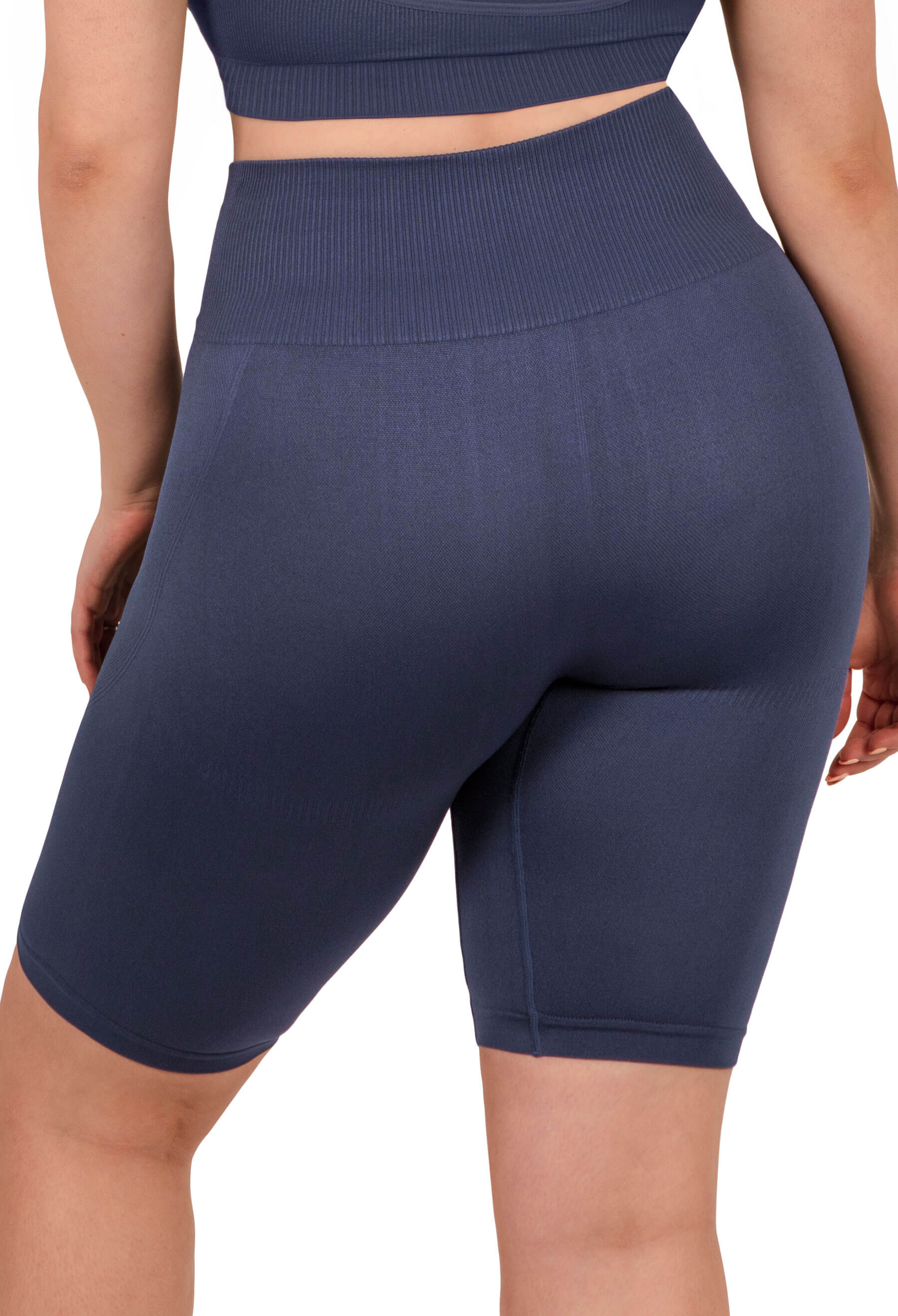 Seamless High Waist Long Biker Shorts - 3 Pack - Image 16