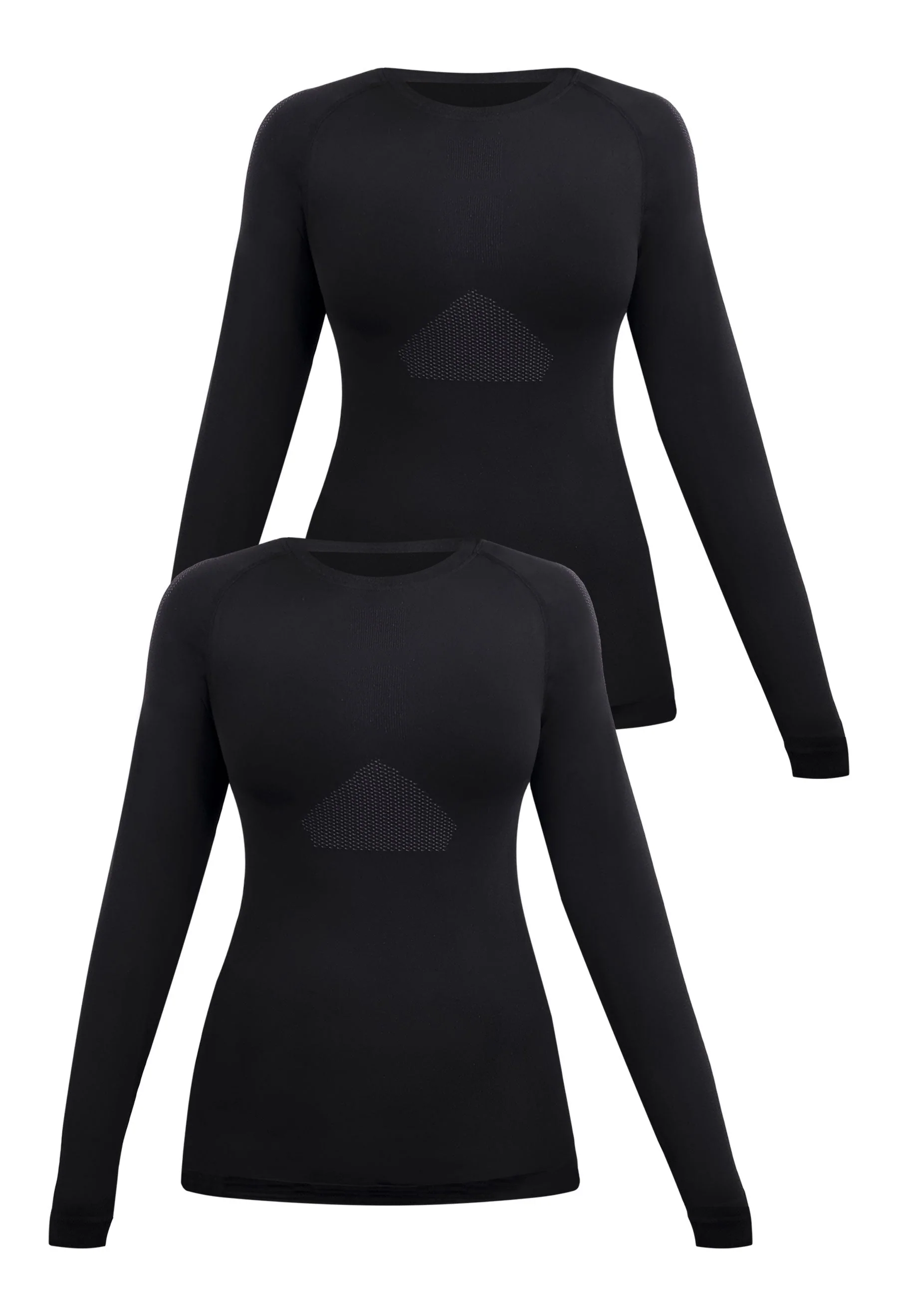Seamless Long Sleeve Running Top - 2 Pack