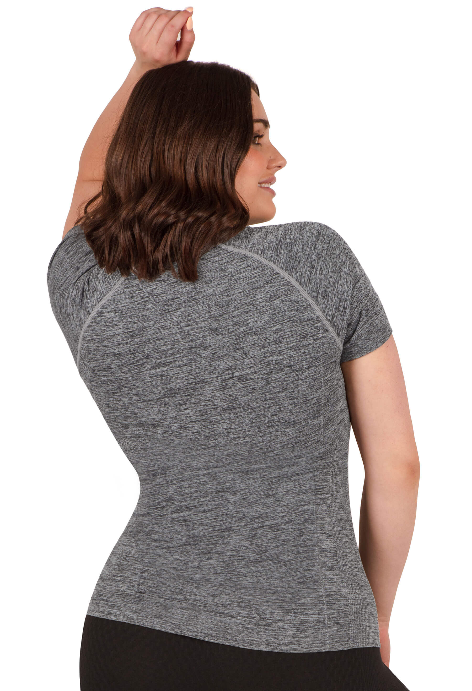 Seamless Short Sleeve Activewear Tee - Image 3