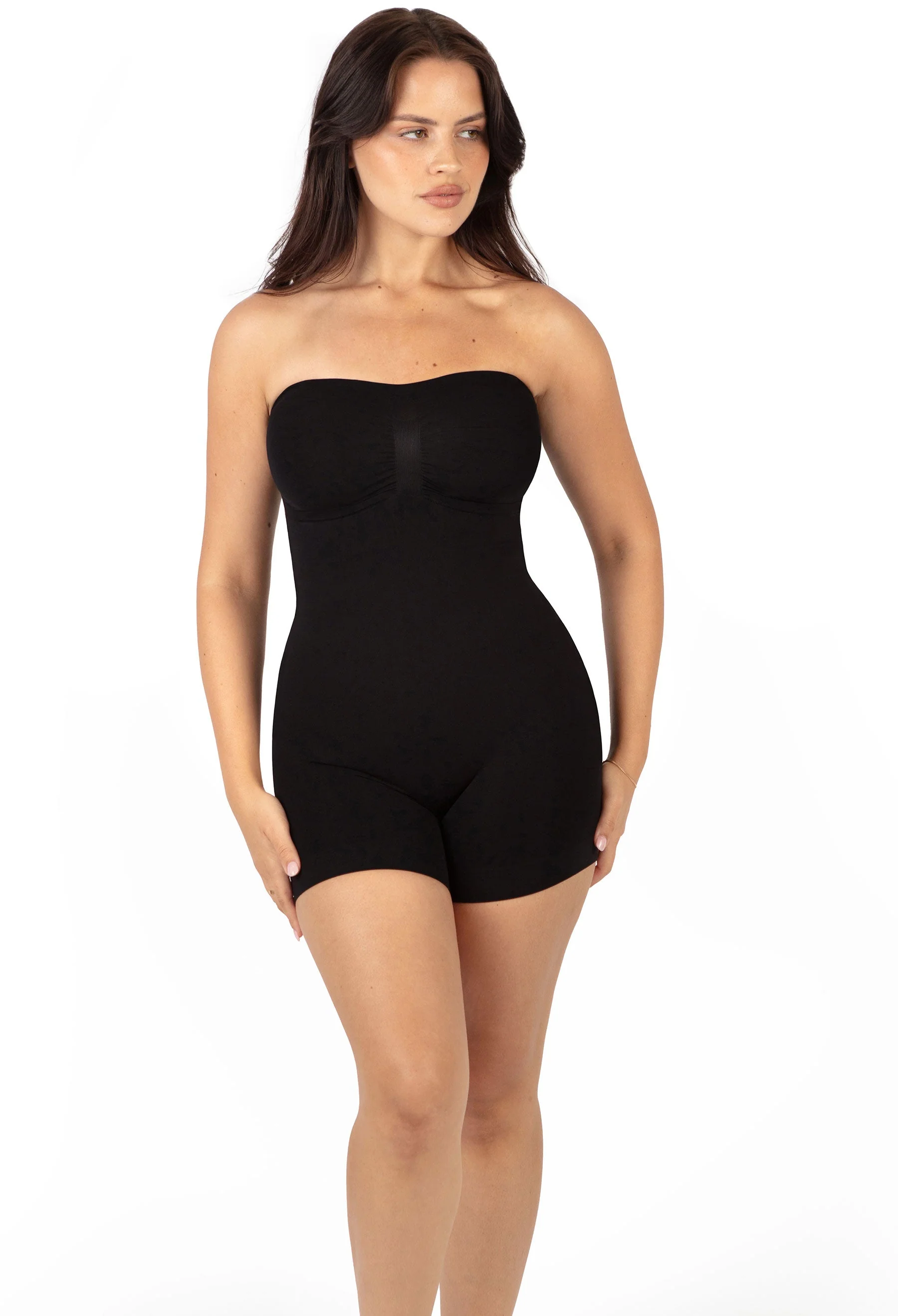 Shapewear Bodysuit Strapless Shorts | BodySleek - Image 11