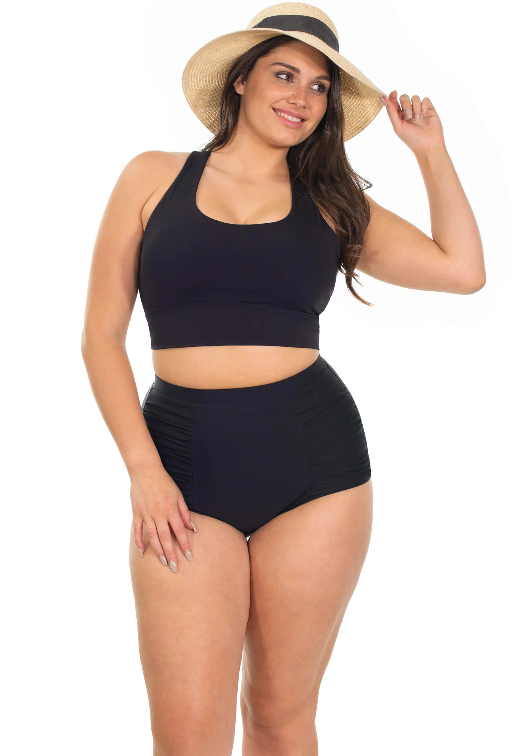 High Waisted Shaping Swim Full Brief - Image 2