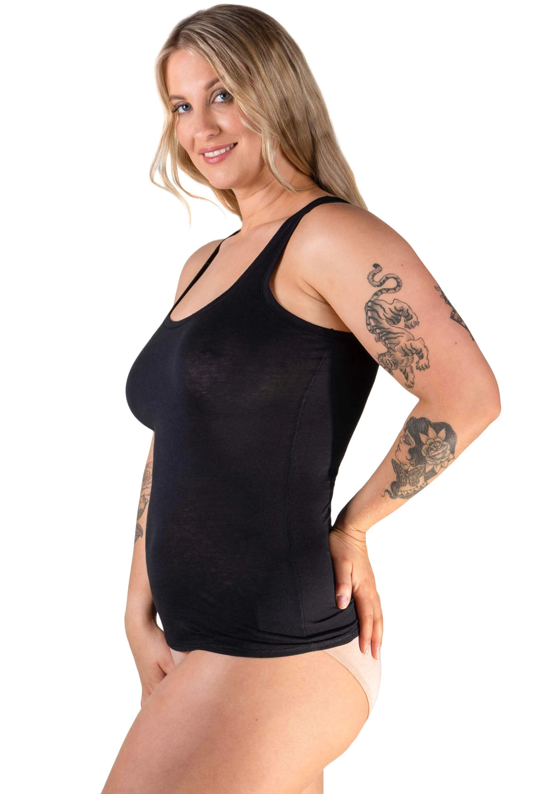 Superfine 100% Cotton Tank Top - 2 Pack - Image 8