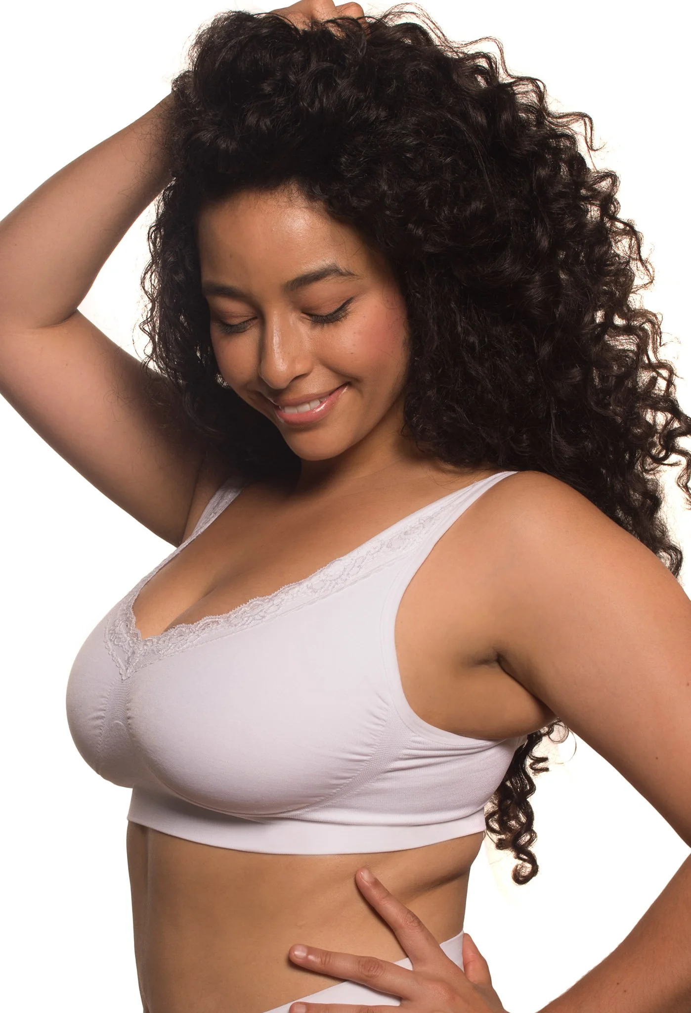 Lace Minimiser Wire Free Bra - Travel Bra - Image 5